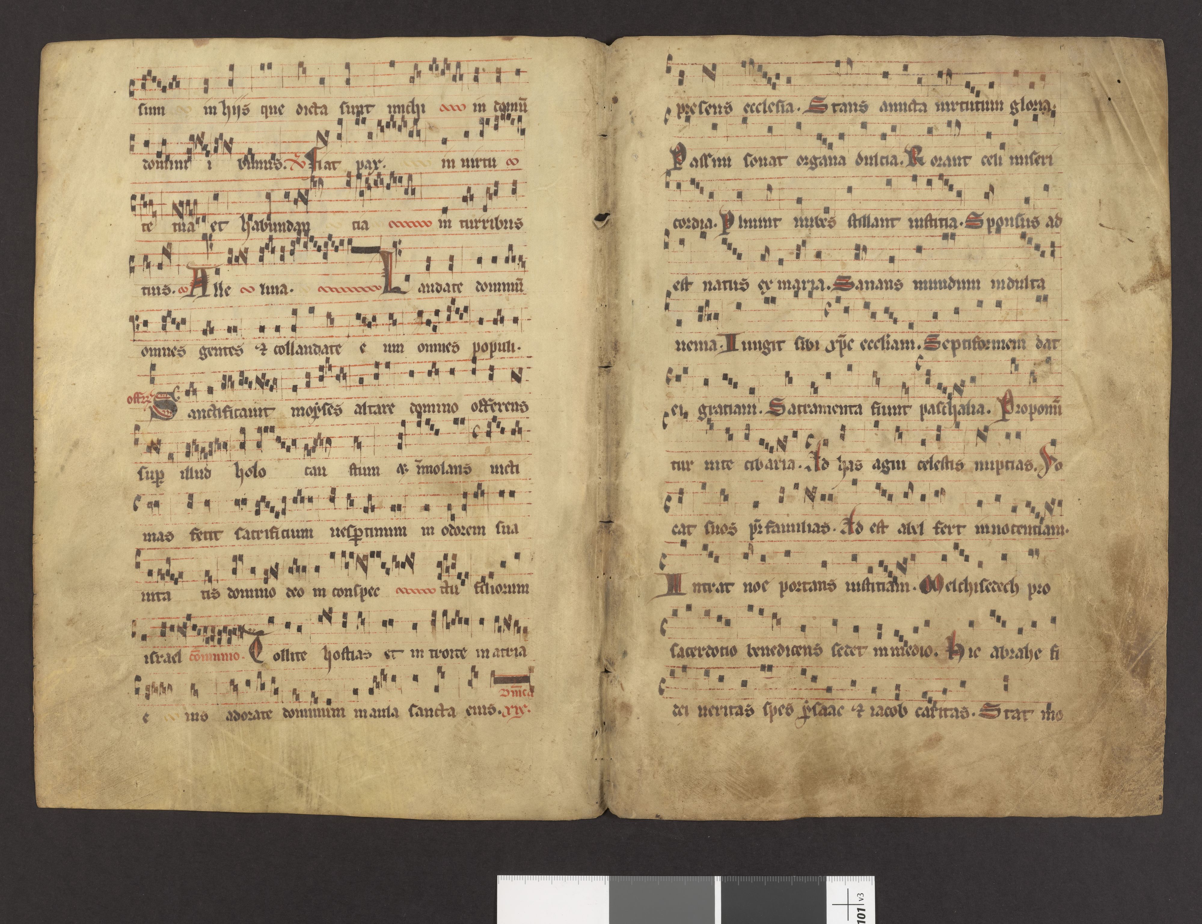 Riksarkivets diplomsamling, AV/RA-EA-5965/F27/F27A/F27Ab/L0002: Latinske fragmenter stort format, 1100-1536, p. 23