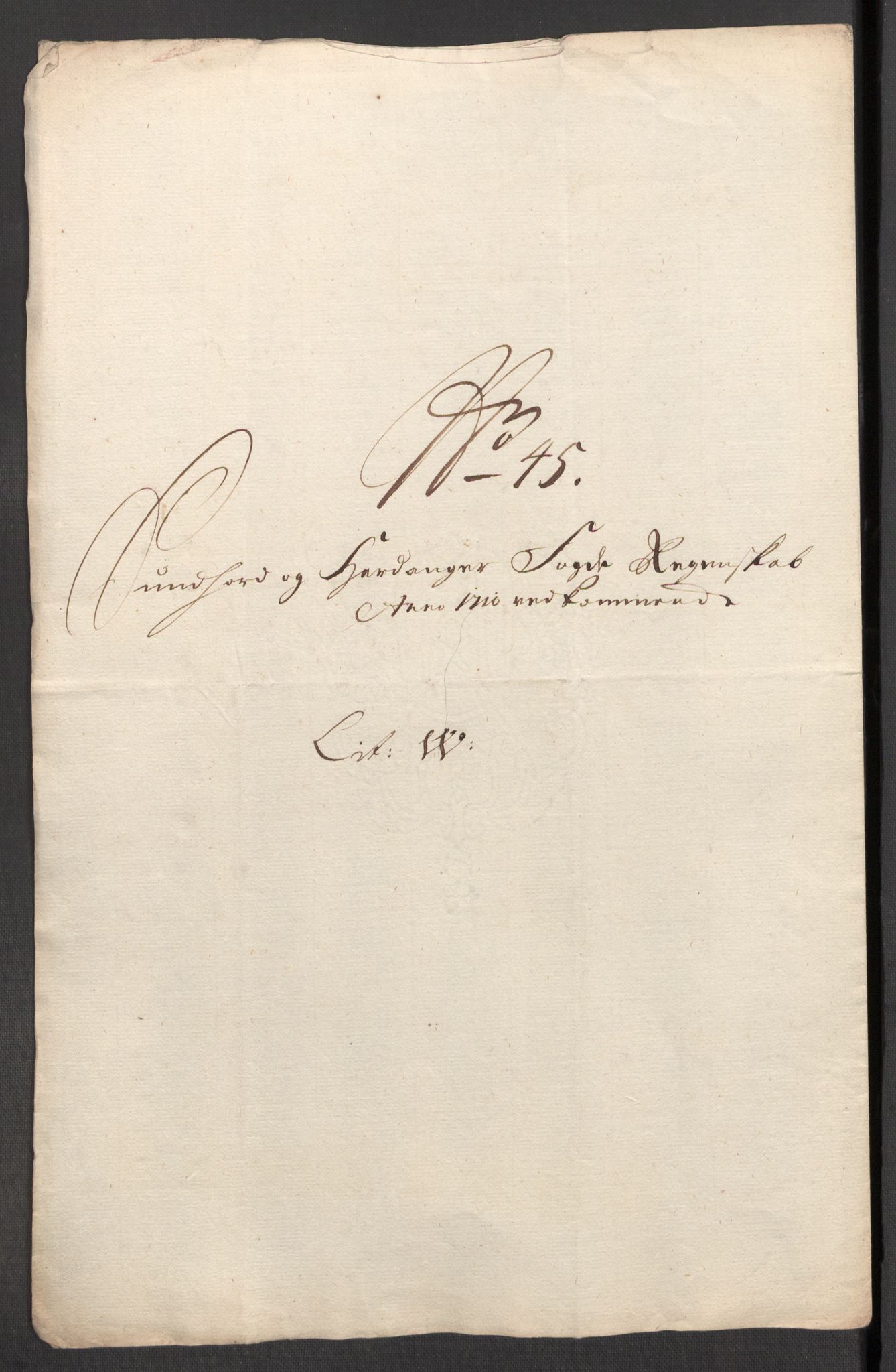 Rentekammeret inntil 1814, Reviderte regnskaper, Fogderegnskap, RA/EA-4092/R48/L2986: Fogderegnskap Sunnhordland og Hardanger, 1709-1710, p. 587