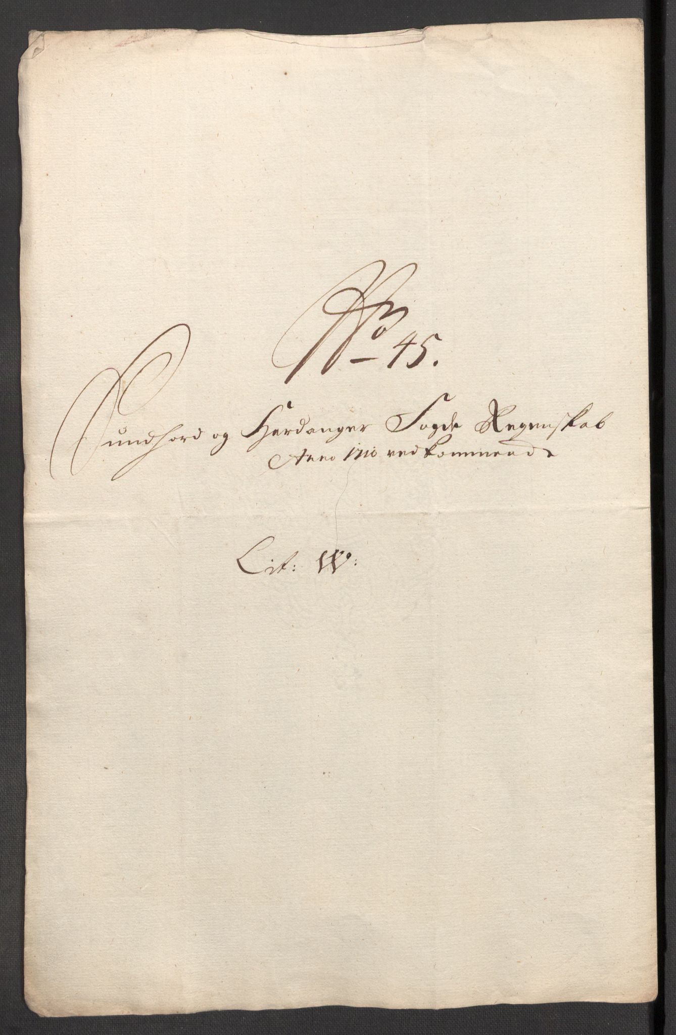 Rentekammeret inntil 1814, Reviderte regnskaper, Fogderegnskap, AV/RA-EA-4092/R48/L2986: Fogderegnskap Sunnhordland og Hardanger, 1709-1710, p. 587