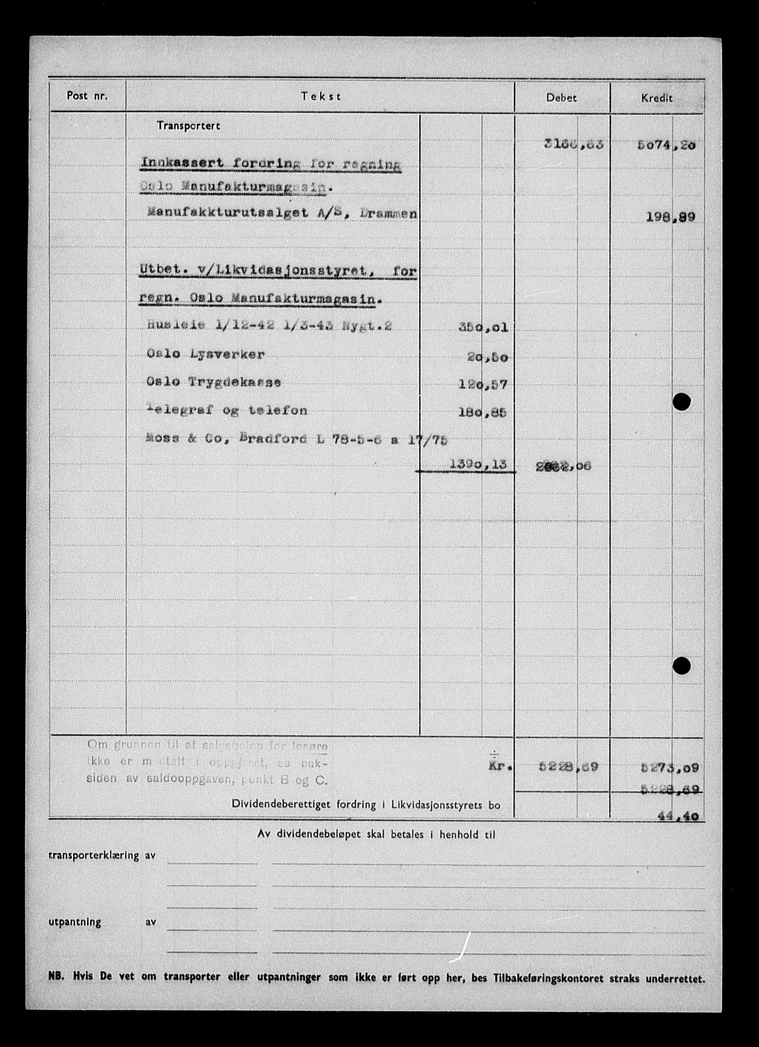 Justisdepartementet, Tilbakeføringskontoret for inndratte formuer, AV/RA-S-1564/H/Hc/Hcc/L0957: --, 1945-1947, p. 165