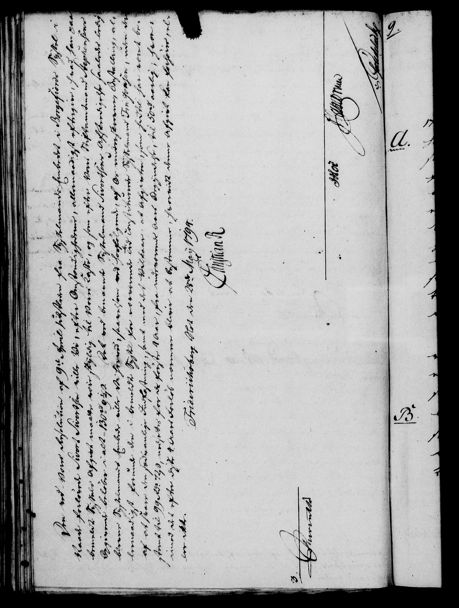 Rentekammeret, Kammerkanselliet, RA/EA-3111/G/Gf/Gfa/L0076: Norsk relasjons- og resolusjonsprotokoll (merket RK 52.76), 1794, p. 198