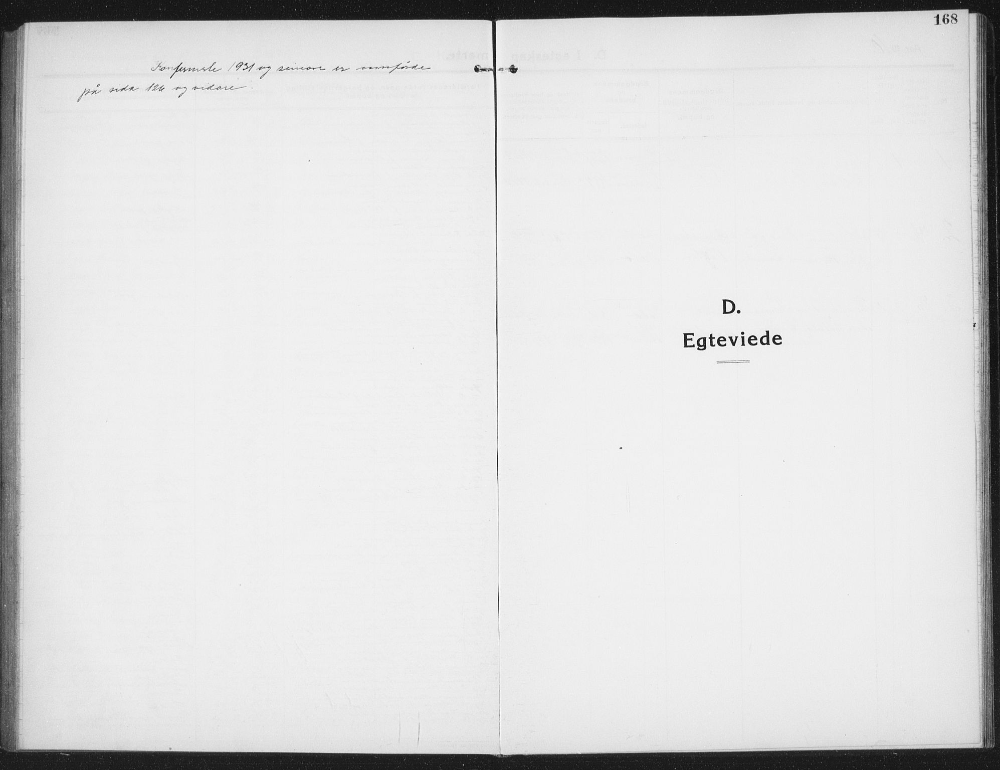 Ministerialprotokoller, klokkerbøker og fødselsregistre - Nord-Trøndelag, SAT/A-1458/774/L0630: Parish register (copy) no. 774C01, 1910-1934, p. 168