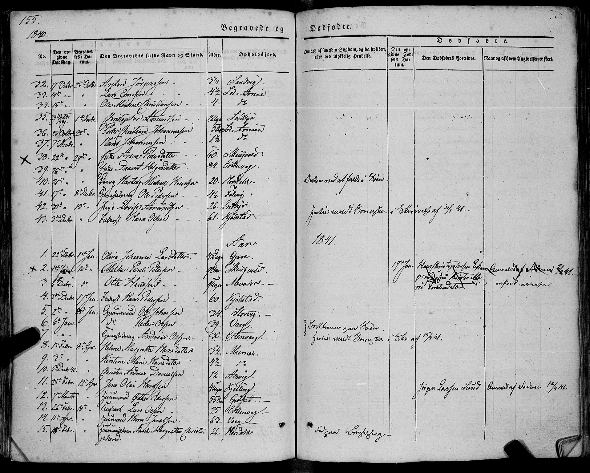 Ministerialprotokoller, klokkerbøker og fødselsregistre - Nordland, SAT/A-1459/805/L0097: Parish register (official) no. 805A04, 1837-1861, p. 155
