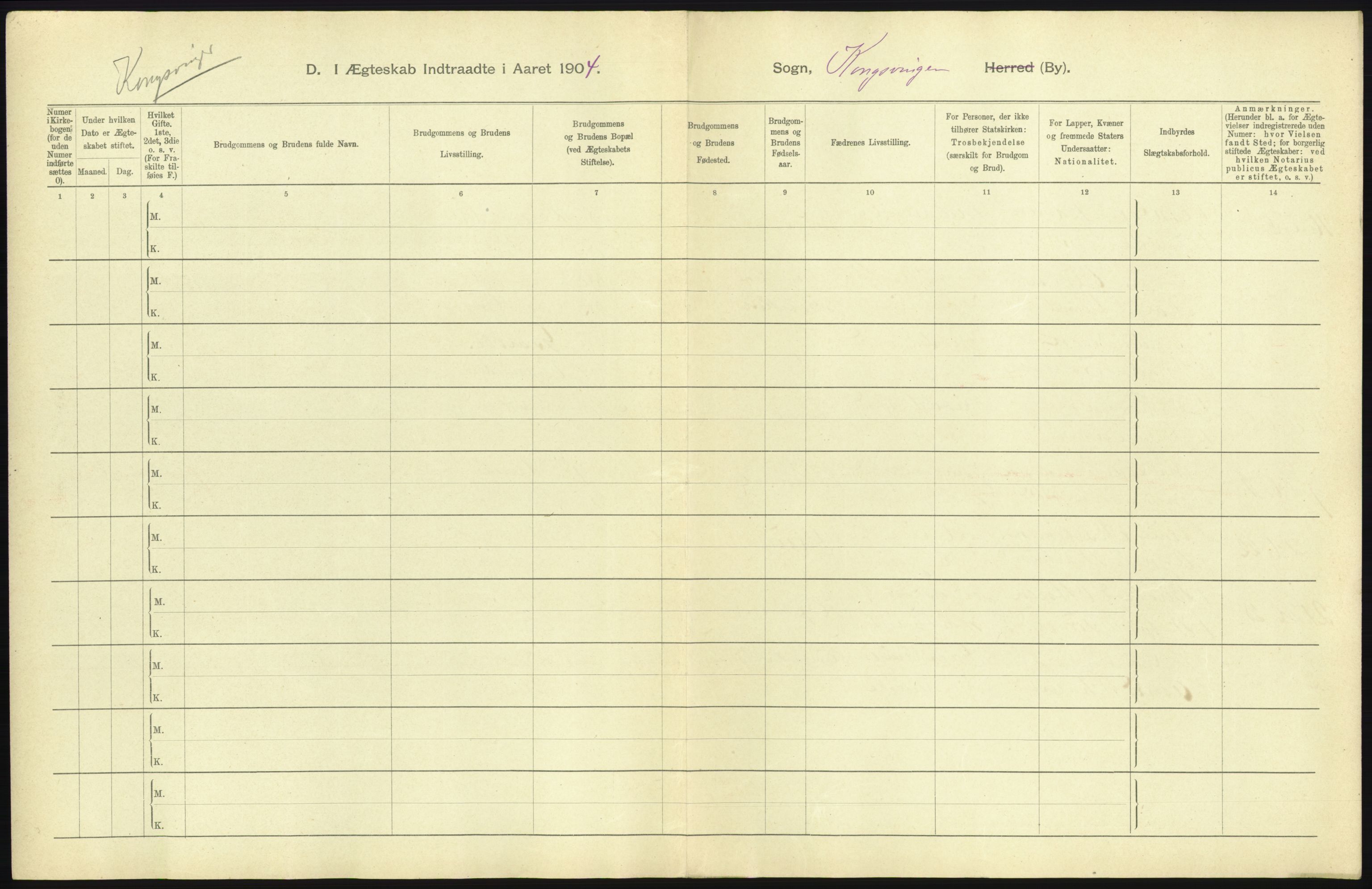 Statistisk sentralbyrå, Sosiodemografiske emner, Befolkning, AV/RA-S-2228/D/Df/Dfa/Dfab/L0005: Hedemarkens amt: Fødte, gifte, døde, 1904, p. 37