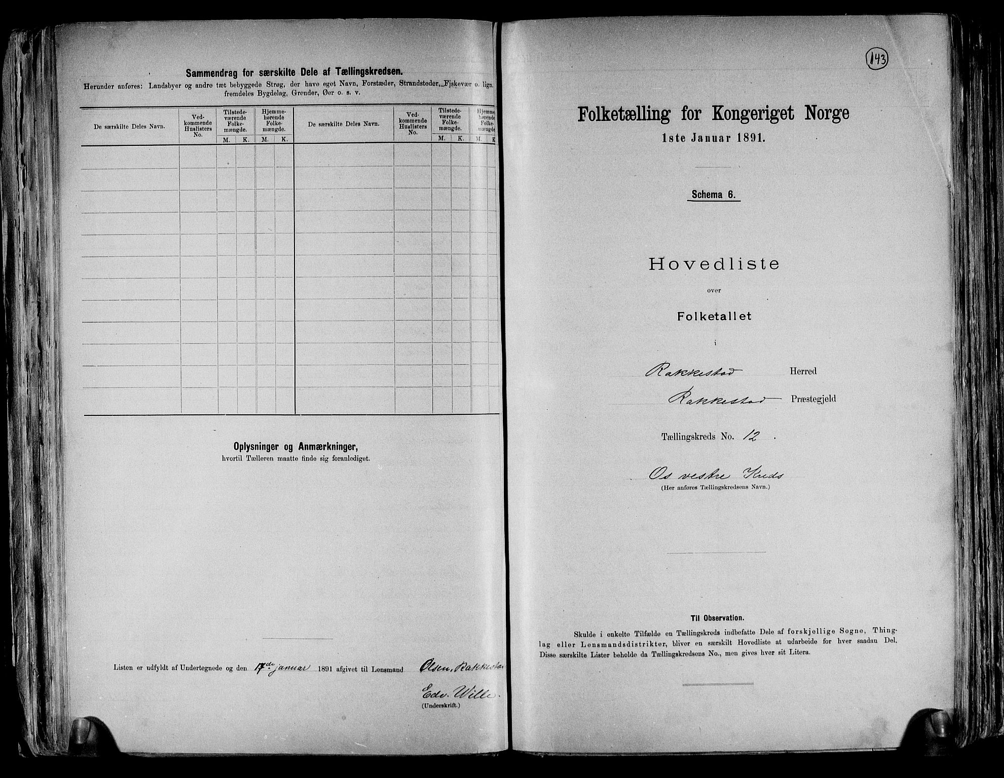 RA, 1891 census for 0128 Rakkestad, 1891, p. 34