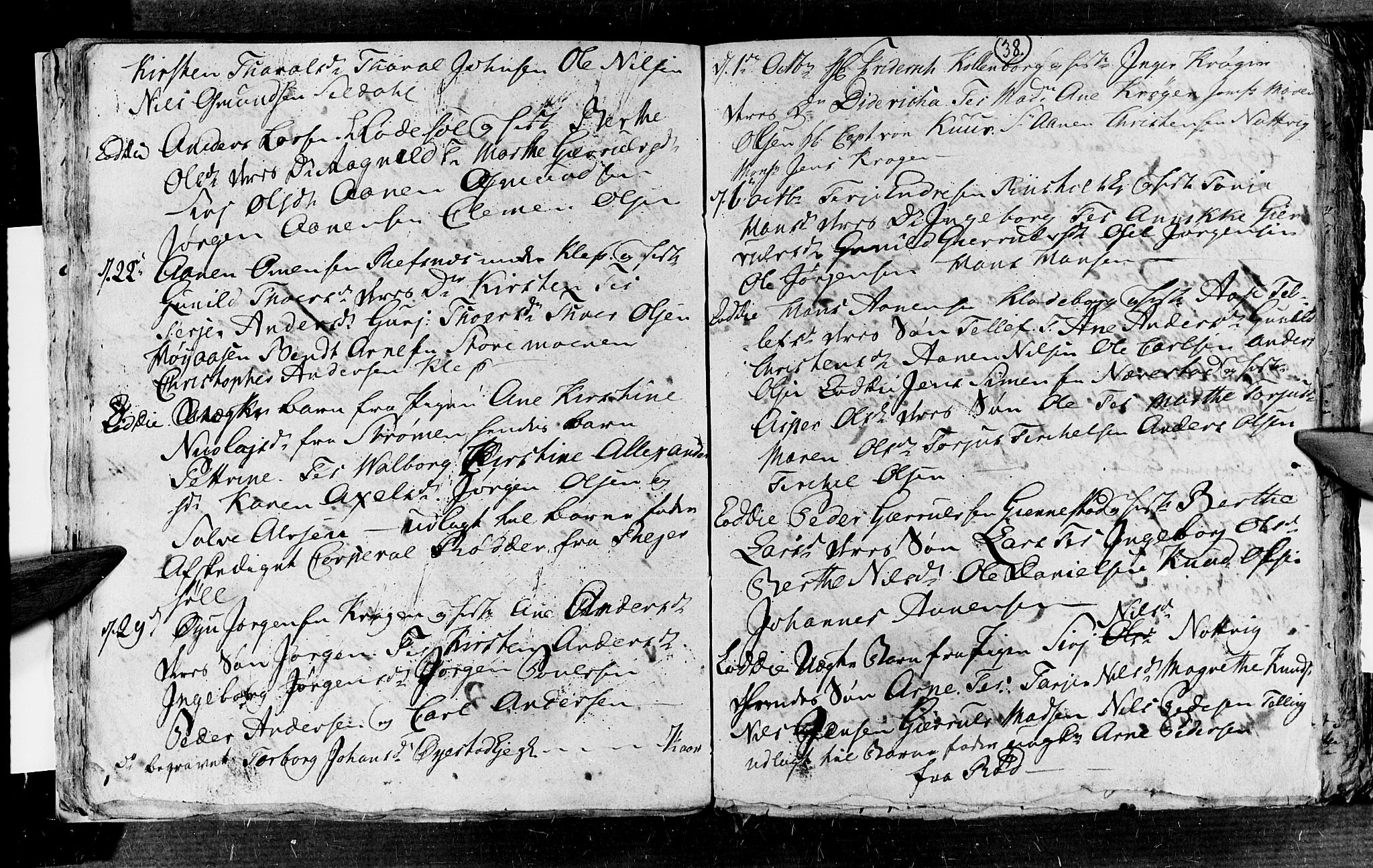 Øyestad sokneprestkontor, AV/SAK-1111-0049/F/Fb/L0002: Parish register (copy) no. B 2, 1795-1807, p. 38