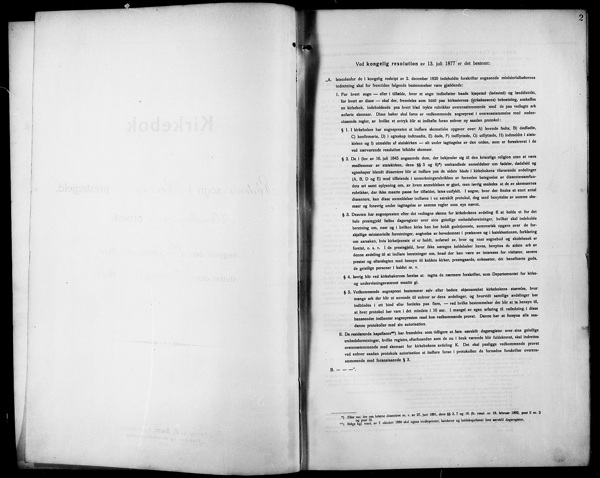 Rødenes prestekontor Kirkebøker, SAO/A-2005/G/Ga/L0003: Parish register (copy) no. I 3, 1911-1926, p. 2