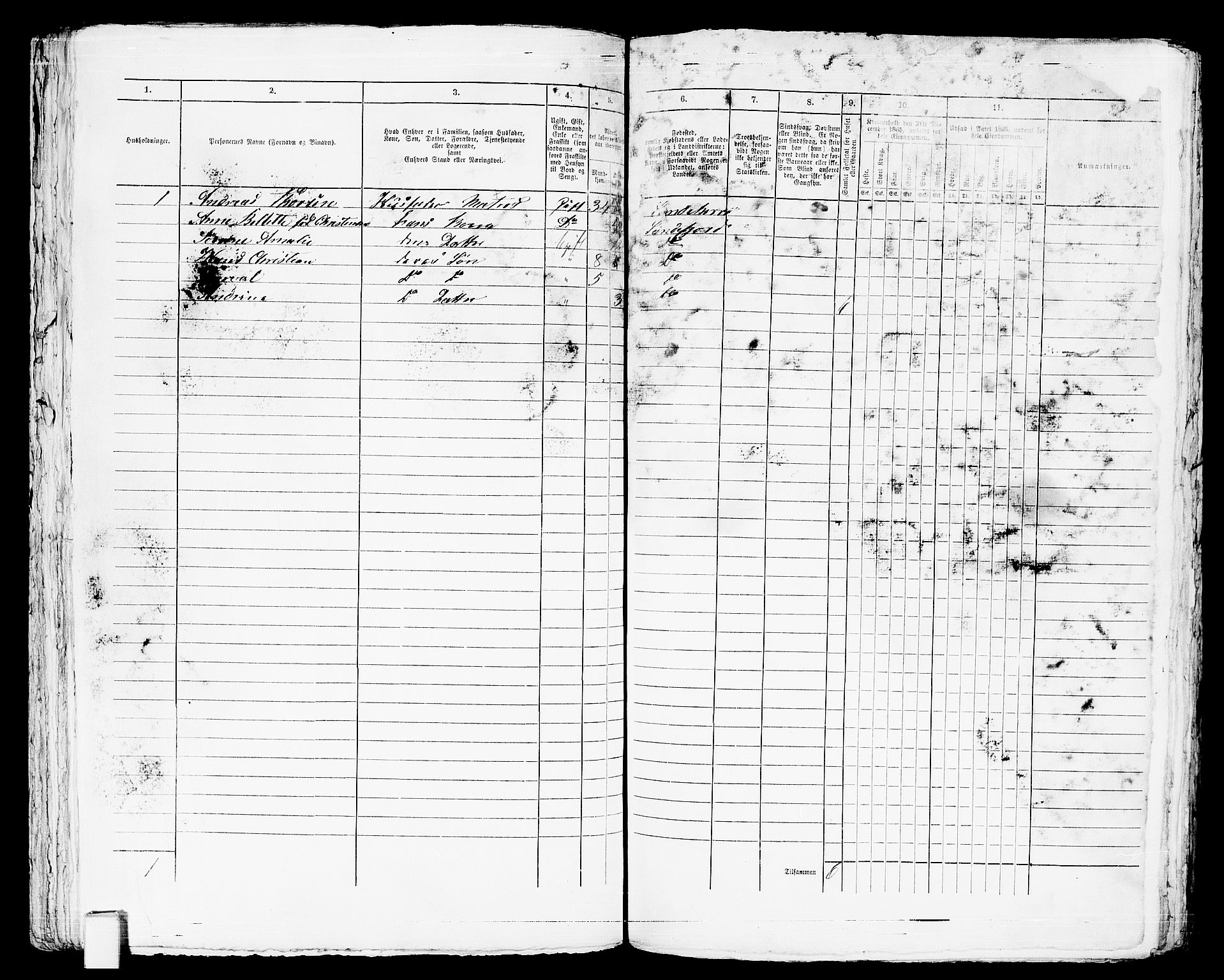 RA, 1865 census for Sandeherred/Sandefjord, 1865, p. 130