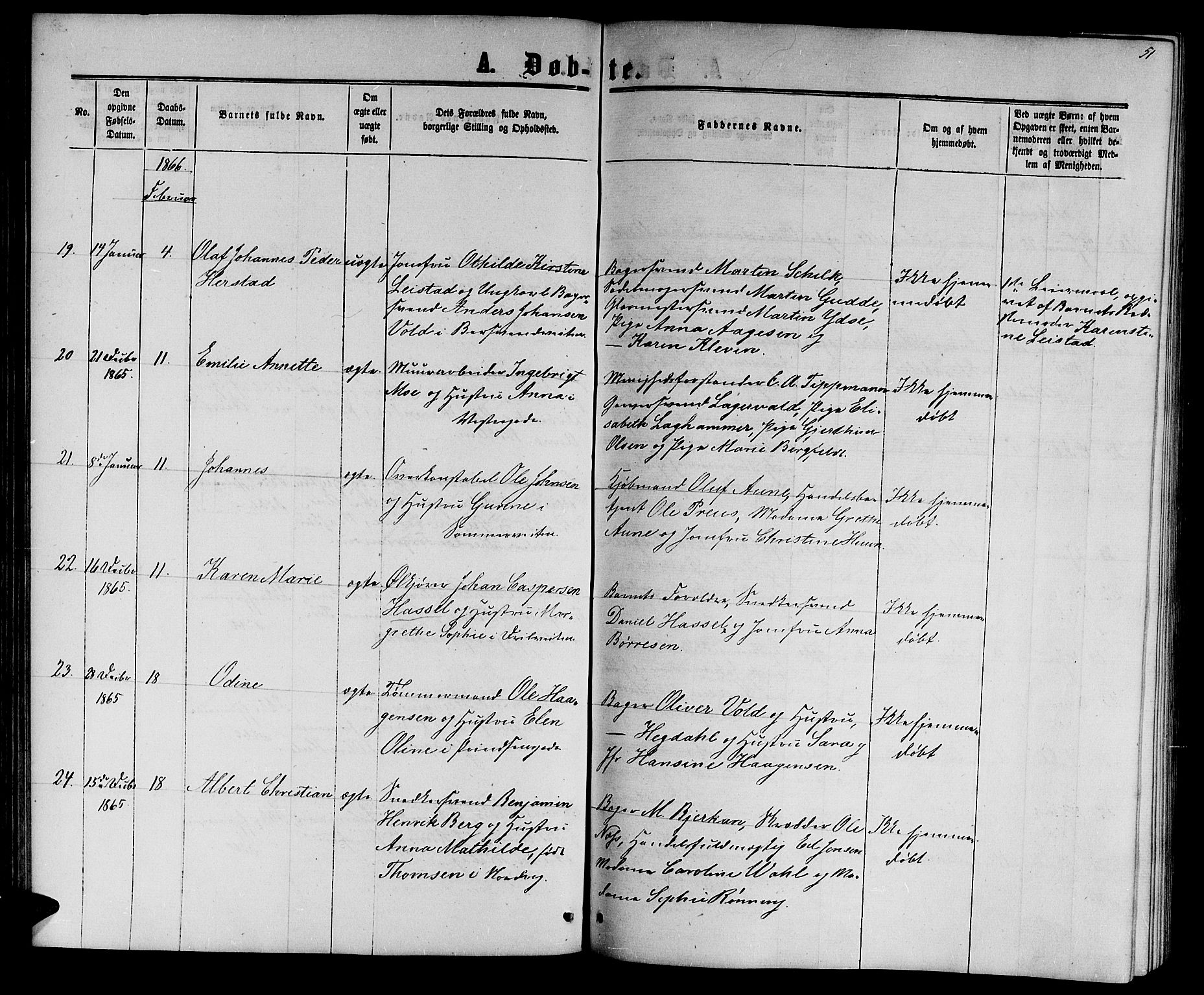 Ministerialprotokoller, klokkerbøker og fødselsregistre - Sør-Trøndelag, AV/SAT-A-1456/601/L0087: Parish register (copy) no. 601C05, 1864-1881, p. 51