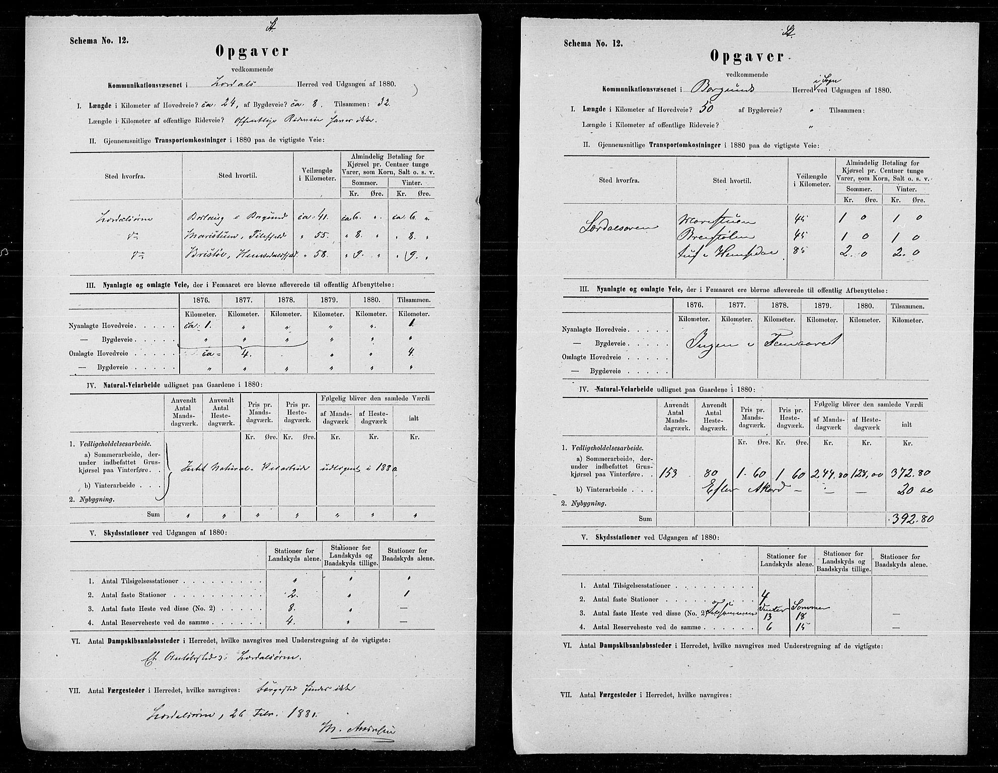 Statistisk sentralbyrå, Næringsøkonomiske emner, Generelt - Amtmennenes femårsberetninger, AV/RA-S-2233/F/Fa/L0056: --, 1876-1880, p. 2