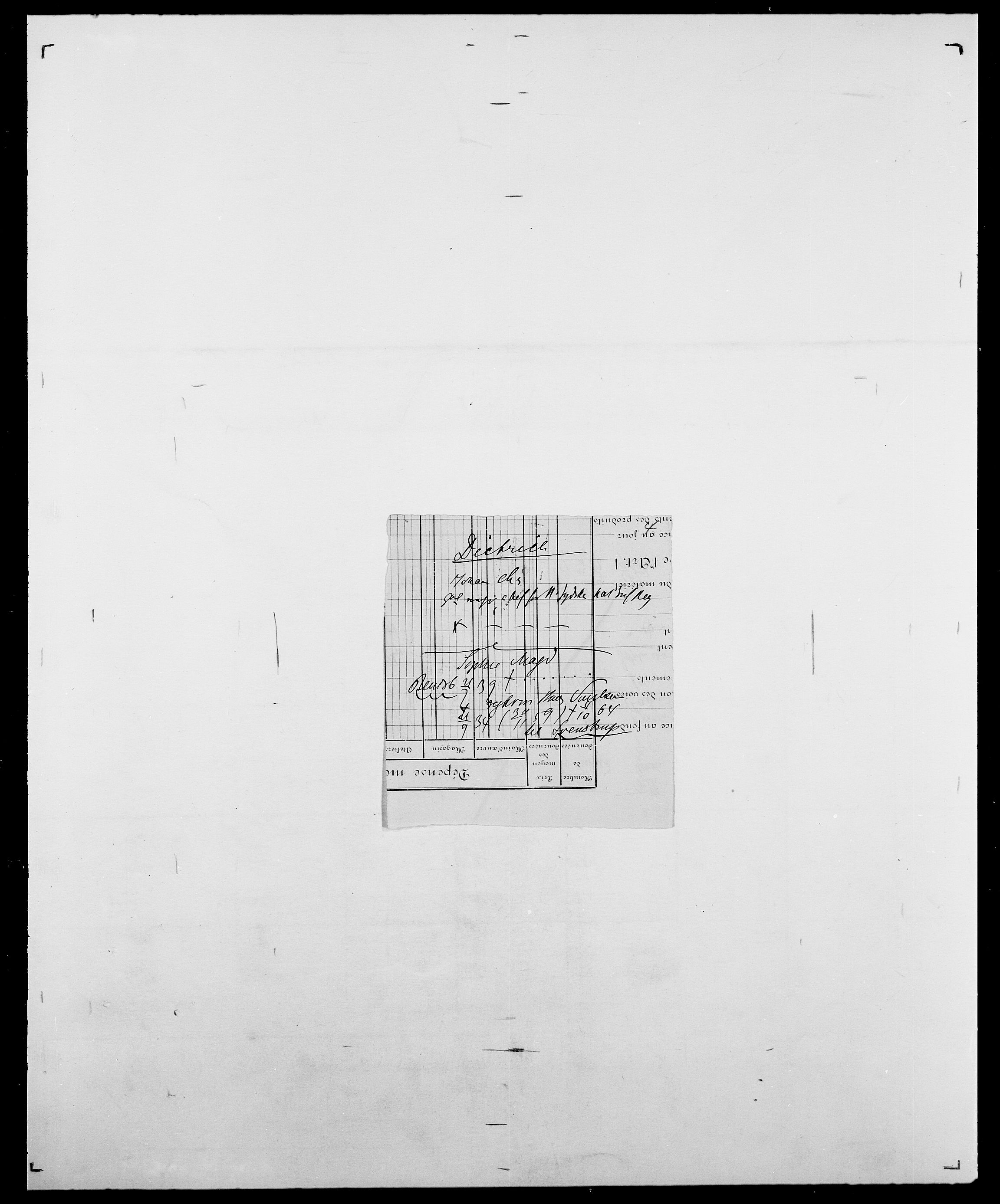 Delgobe, Charles Antoine - samling, AV/SAO-PAO-0038/D/Da/L0009: Dahl - v. Düren, p. 560