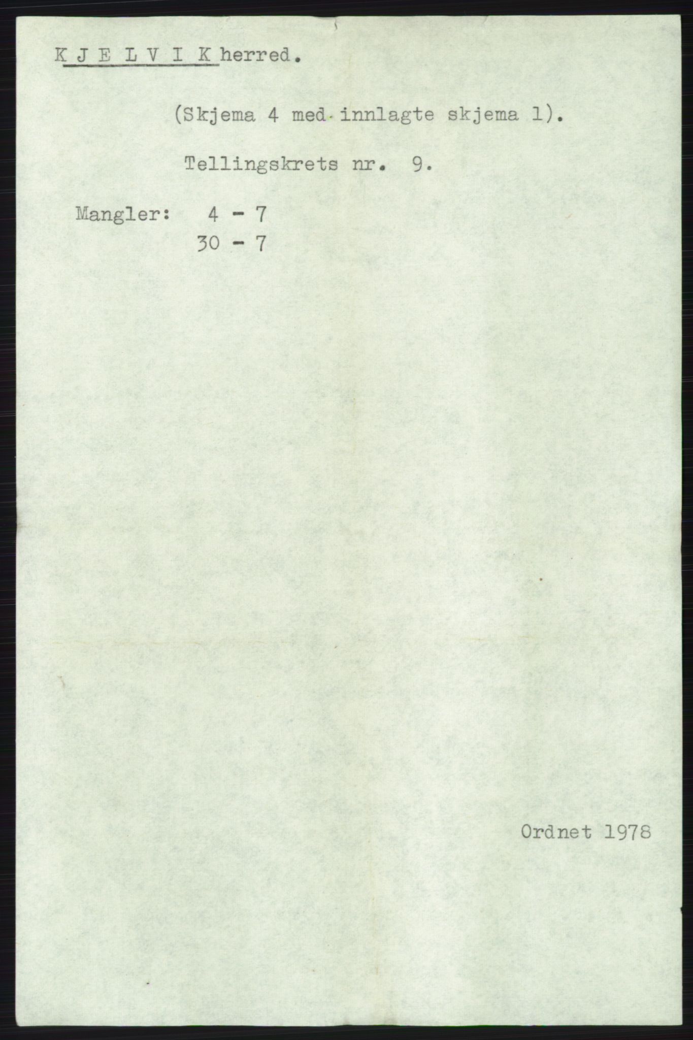 SATØ, 1920 census for Kjelvik, 1920, p. 7022