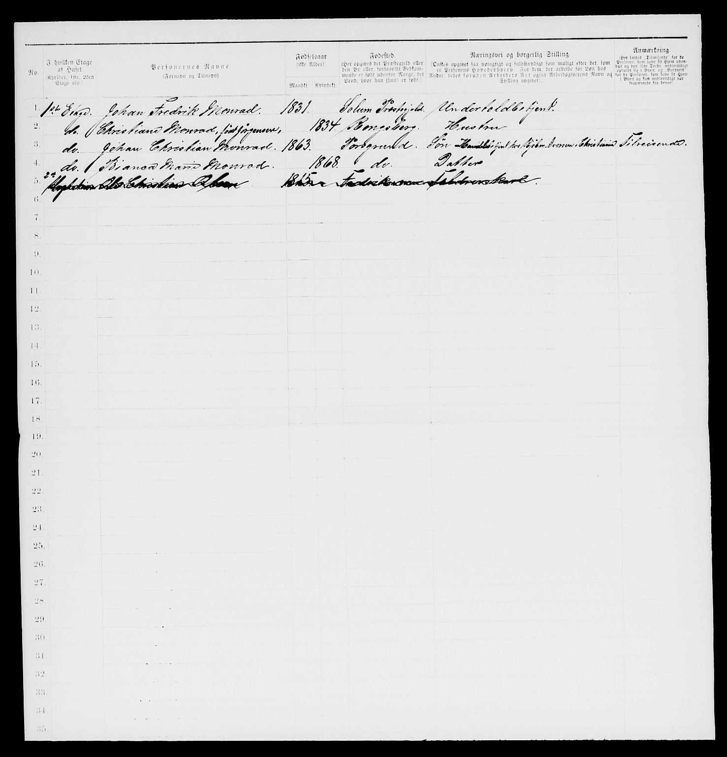 SAKO, 1885 census for 0798 Fredriksvern, 1885, p. 280