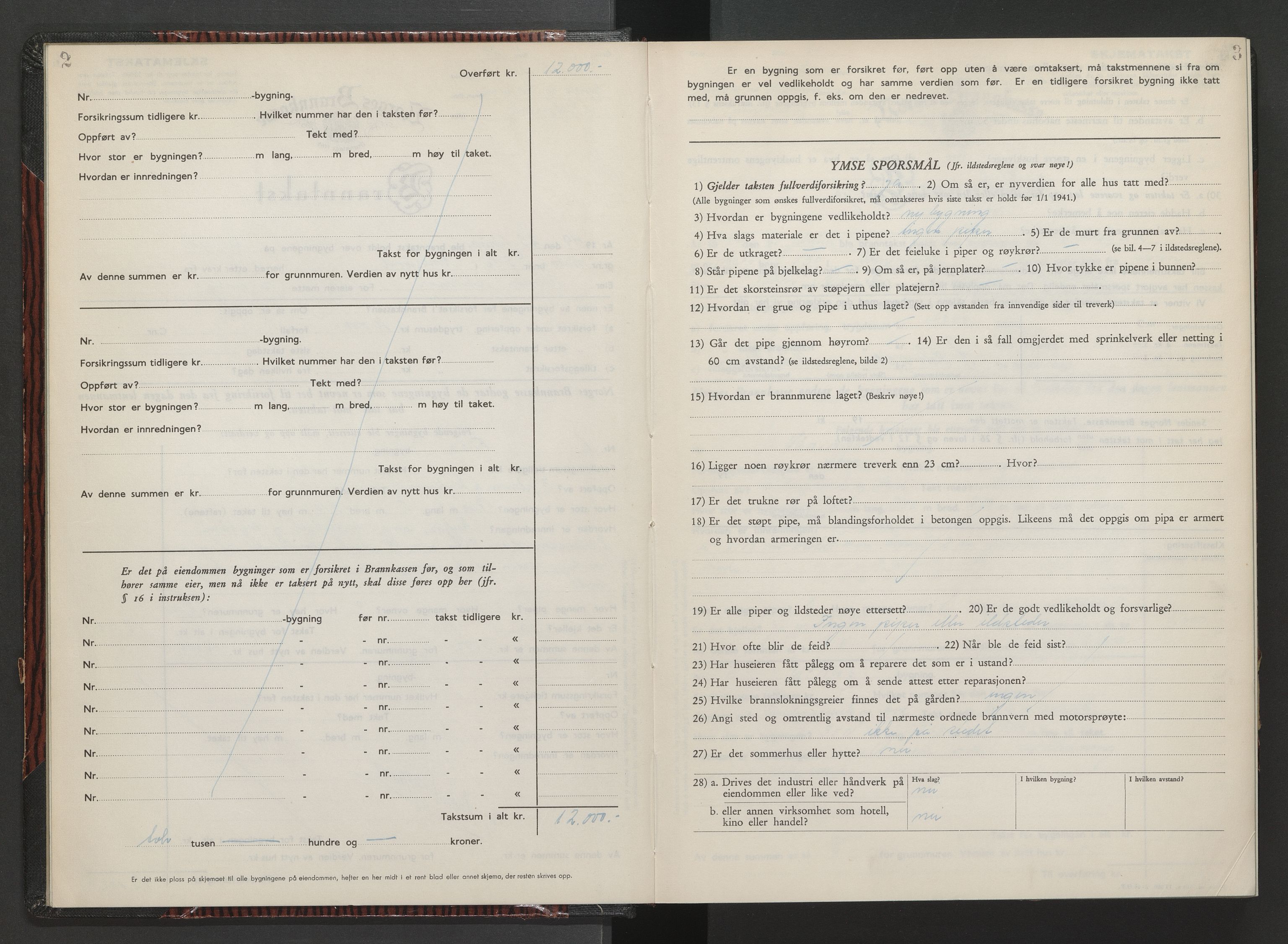 Sørøysund og Kvalsund lensmannskontor, AV/SATØ-SATO-151/1/Fl/L0023: Branntakstprotokoll - Sørøysund, 1949-1951