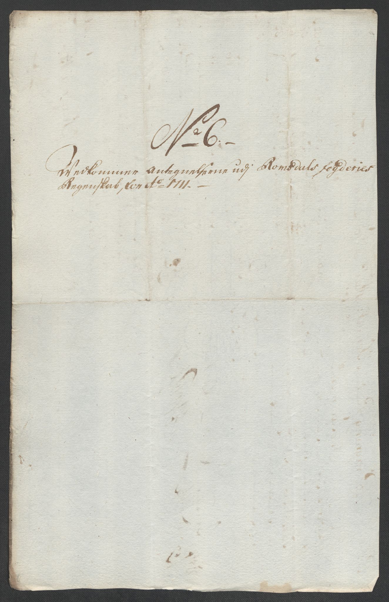 Rentekammeret inntil 1814, Reviderte regnskaper, Fogderegnskap, RA/EA-4092/R55/L3660: Fogderegnskap Romsdal, 1711, p. 479