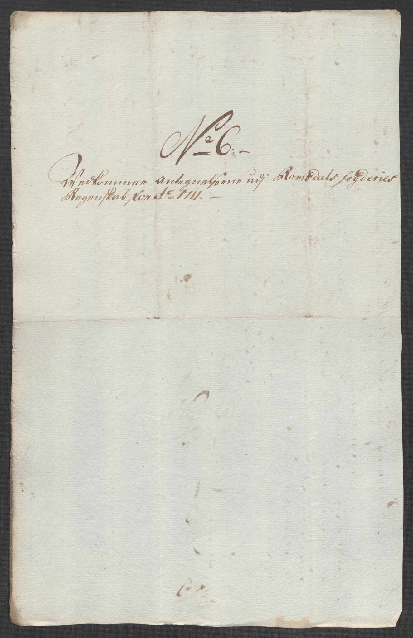 Rentekammeret inntil 1814, Reviderte regnskaper, Fogderegnskap, AV/RA-EA-4092/R55/L3660: Fogderegnskap Romsdal, 1711, p. 479