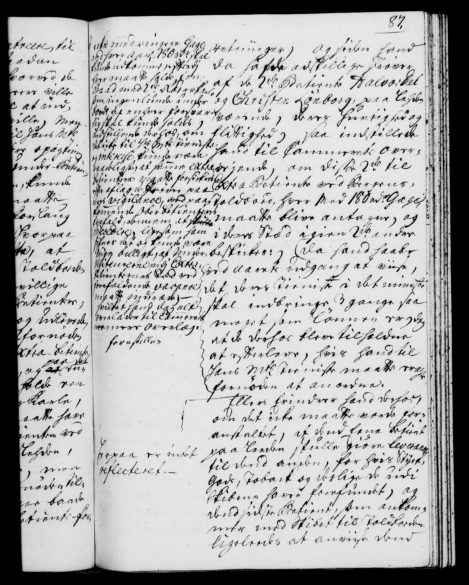 Rentekammeret, Kammerkanselliet, RA/EA-3111/G/Gh/Gha/L0021: Norsk ekstraktmemorialprotokoll (merket RK 53.66), 1739, p. 87