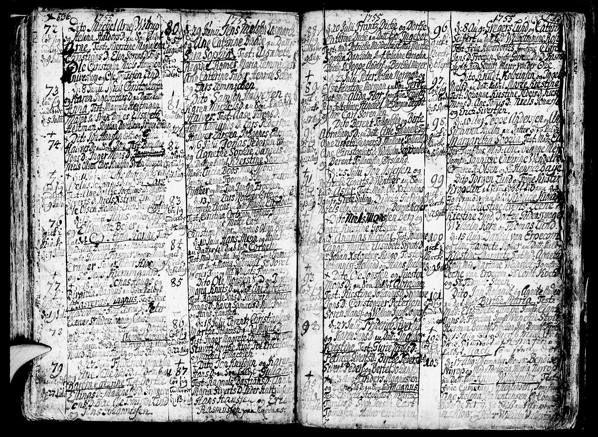 Nykirken Sokneprestembete, SAB/A-77101/H/Haa/L0003: Parish register (official) no. A 3, 1717-1764, p. 265