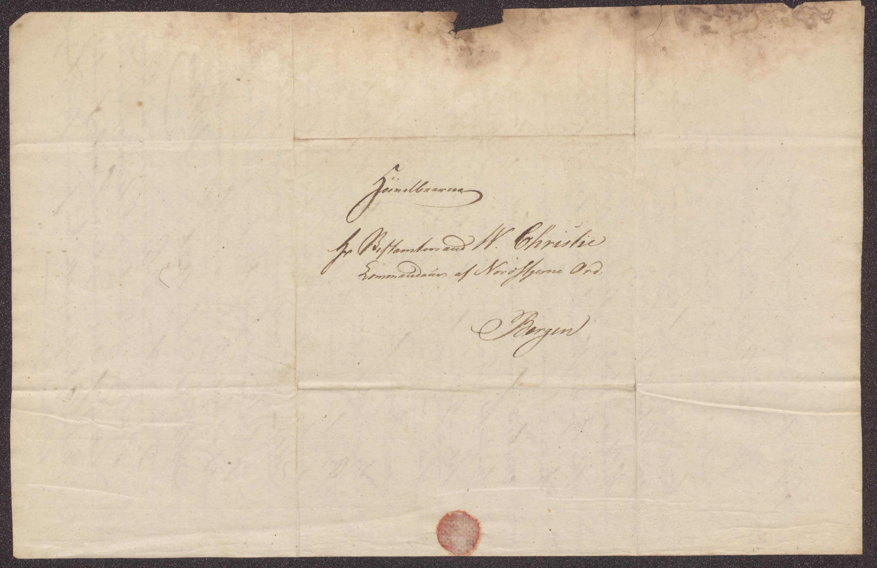 Bergens Museum, UMB/A007/D/Da/L0001/0003: Brevsamling 1822 - 1826 / Brevsamling 1826, 1826