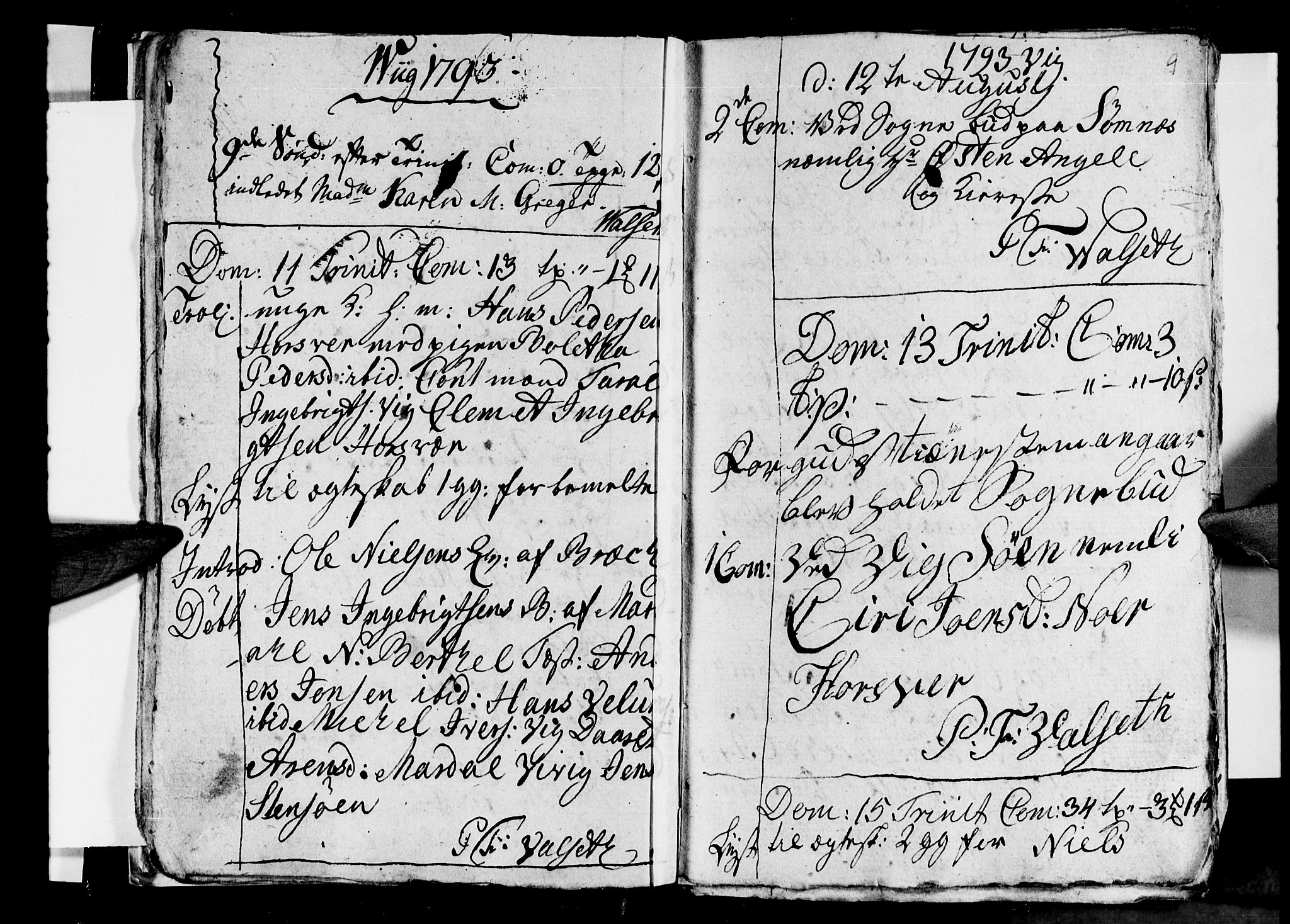 Ministerialprotokoller, klokkerbøker og fødselsregistre - Nordland, AV/SAT-A-1459/812/L0184: Parish register (copy) no. 812C02, 1793-1809, p. 9