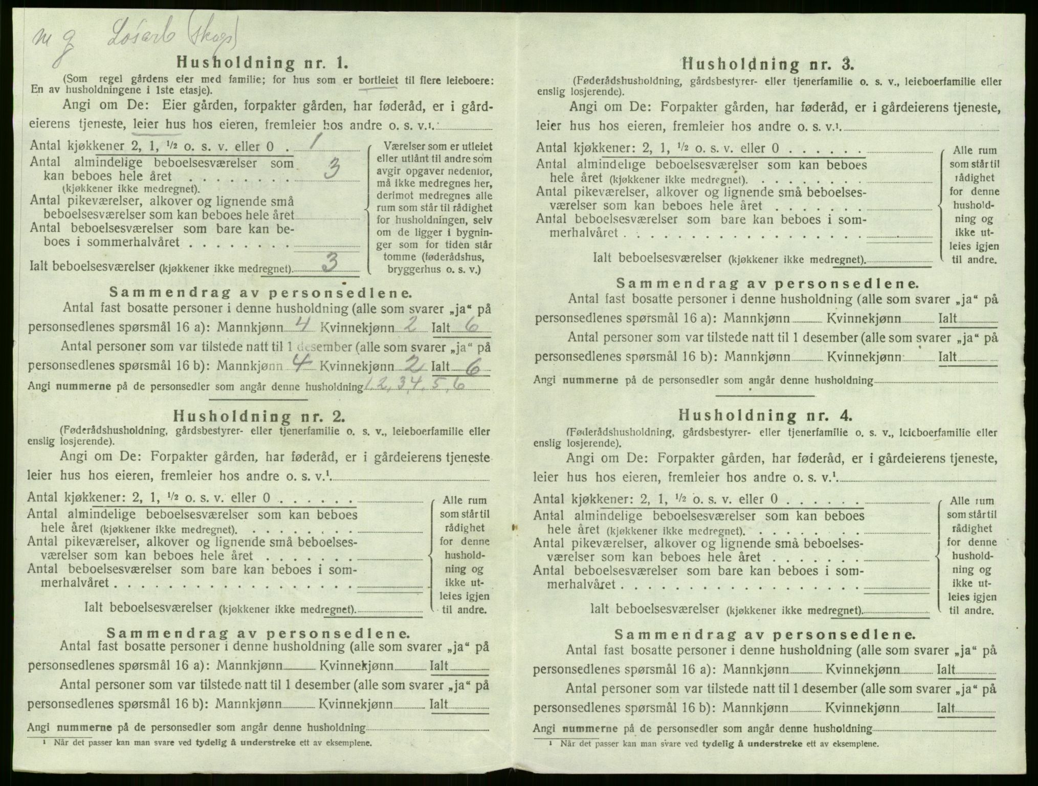 SAKO, 1920 census for Lier, 1920, p. 2507