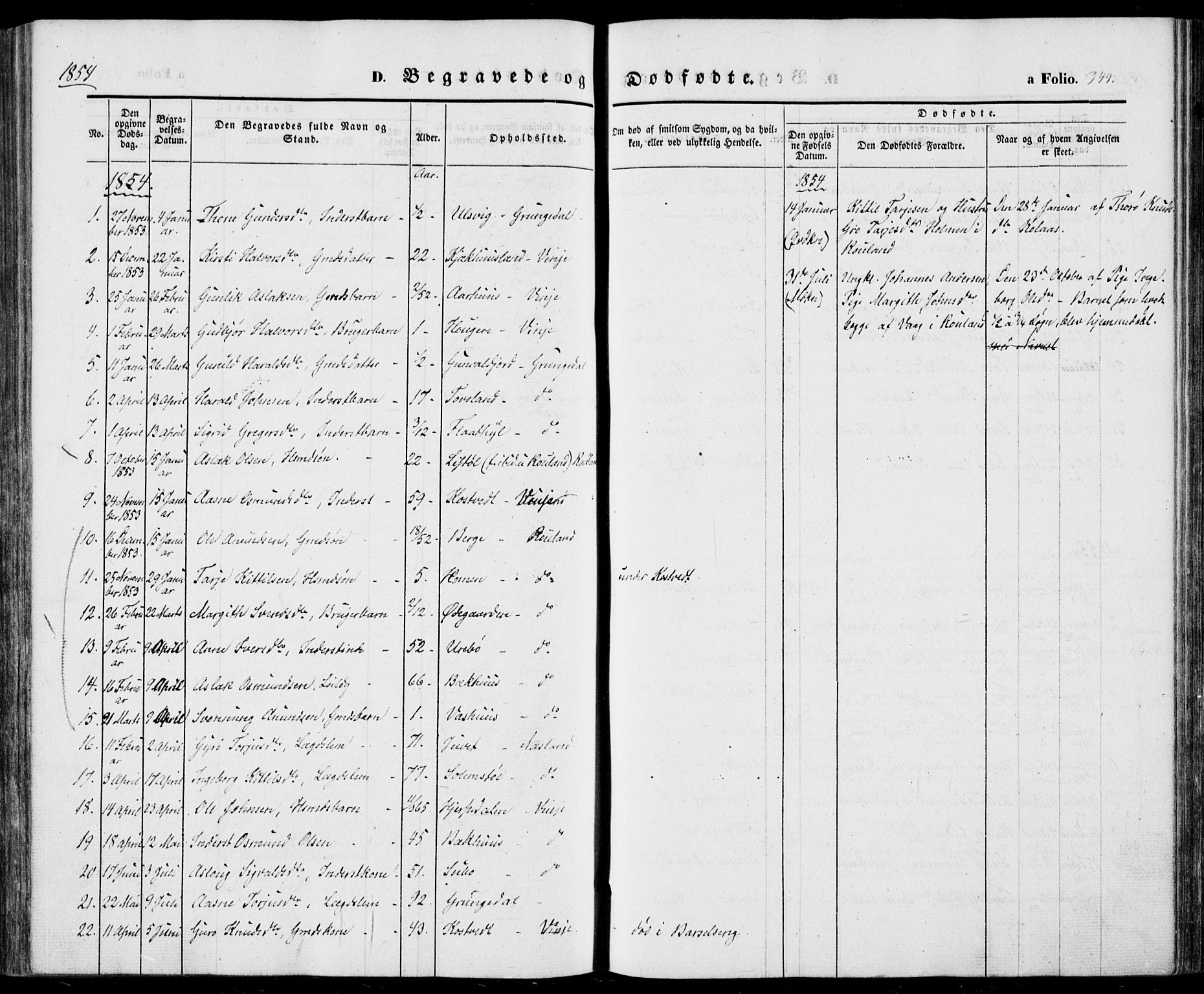 Vinje kirkebøker, SAKO/A-312/F/Fa/L0004: Parish register (official) no. I 4, 1843-1869, p. 344