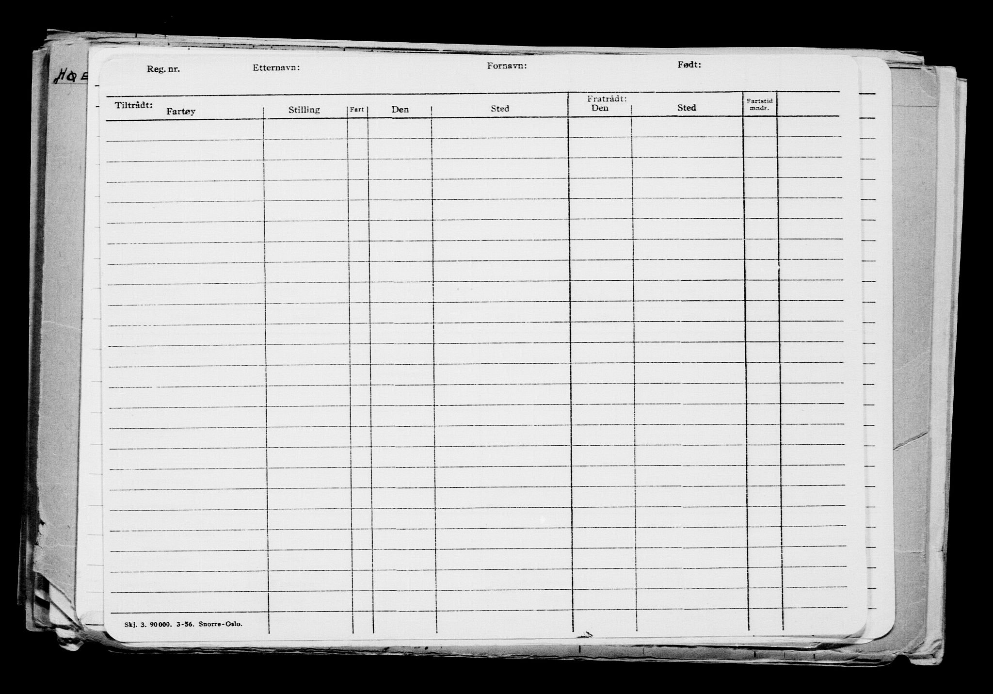 Direktoratet for sjømenn, AV/RA-S-3545/G/Gb/L0209: Hovedkort, 1922, p. 2