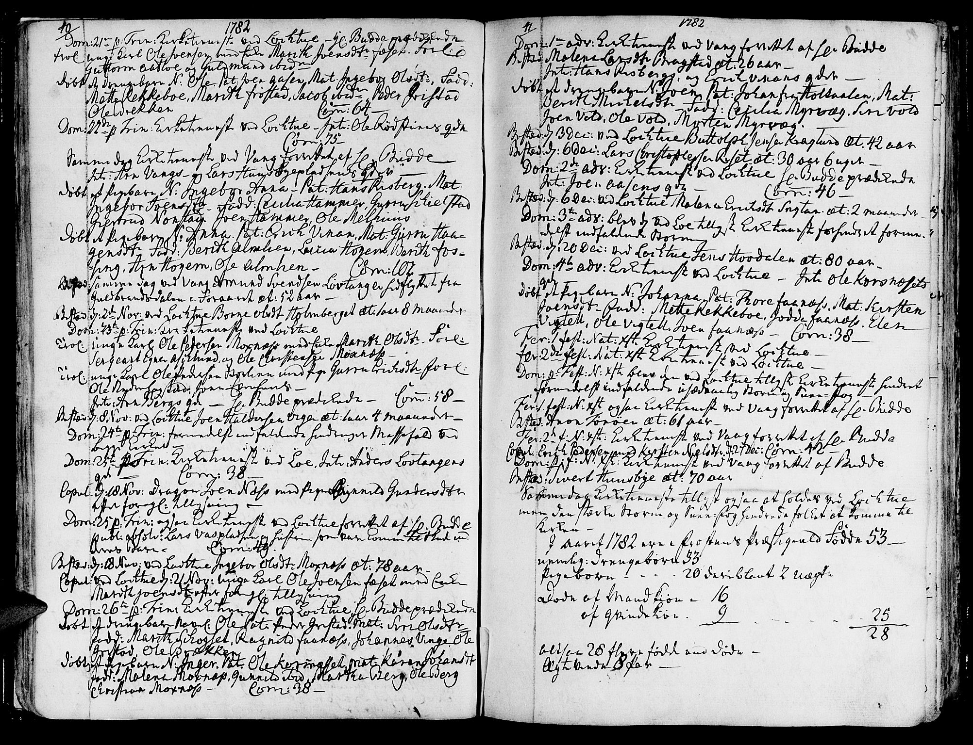 Ministerialprotokoller, klokkerbøker og fødselsregistre - Nord-Trøndelag, AV/SAT-A-1458/713/L0110: Parish register (official) no. 713A02, 1778-1811, p. 40-41