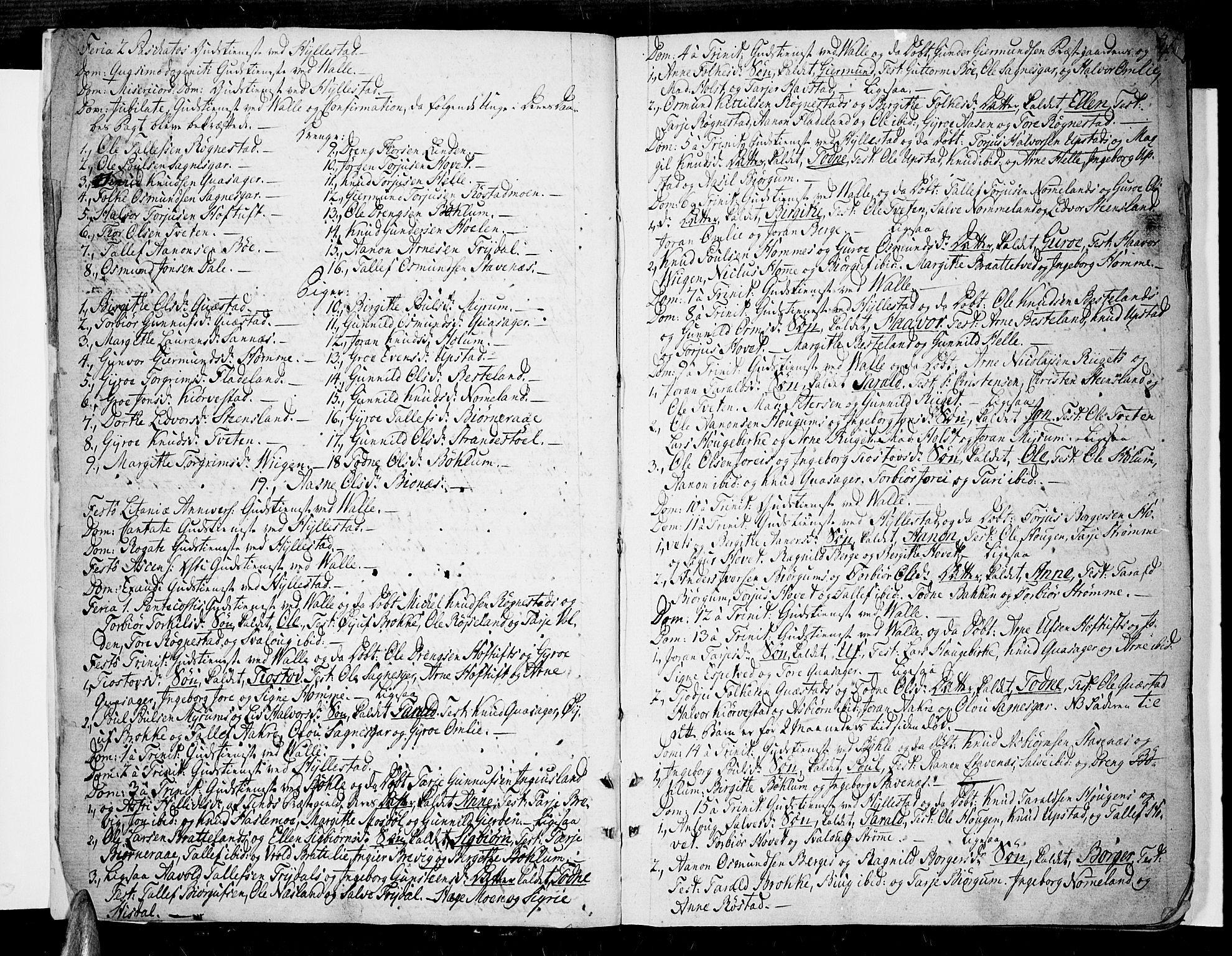 Valle sokneprestkontor, AV/SAK-1111-0044/F/Fa/Fac/L0004: Parish register (official) no. A 4, 1790-1816, p. 4