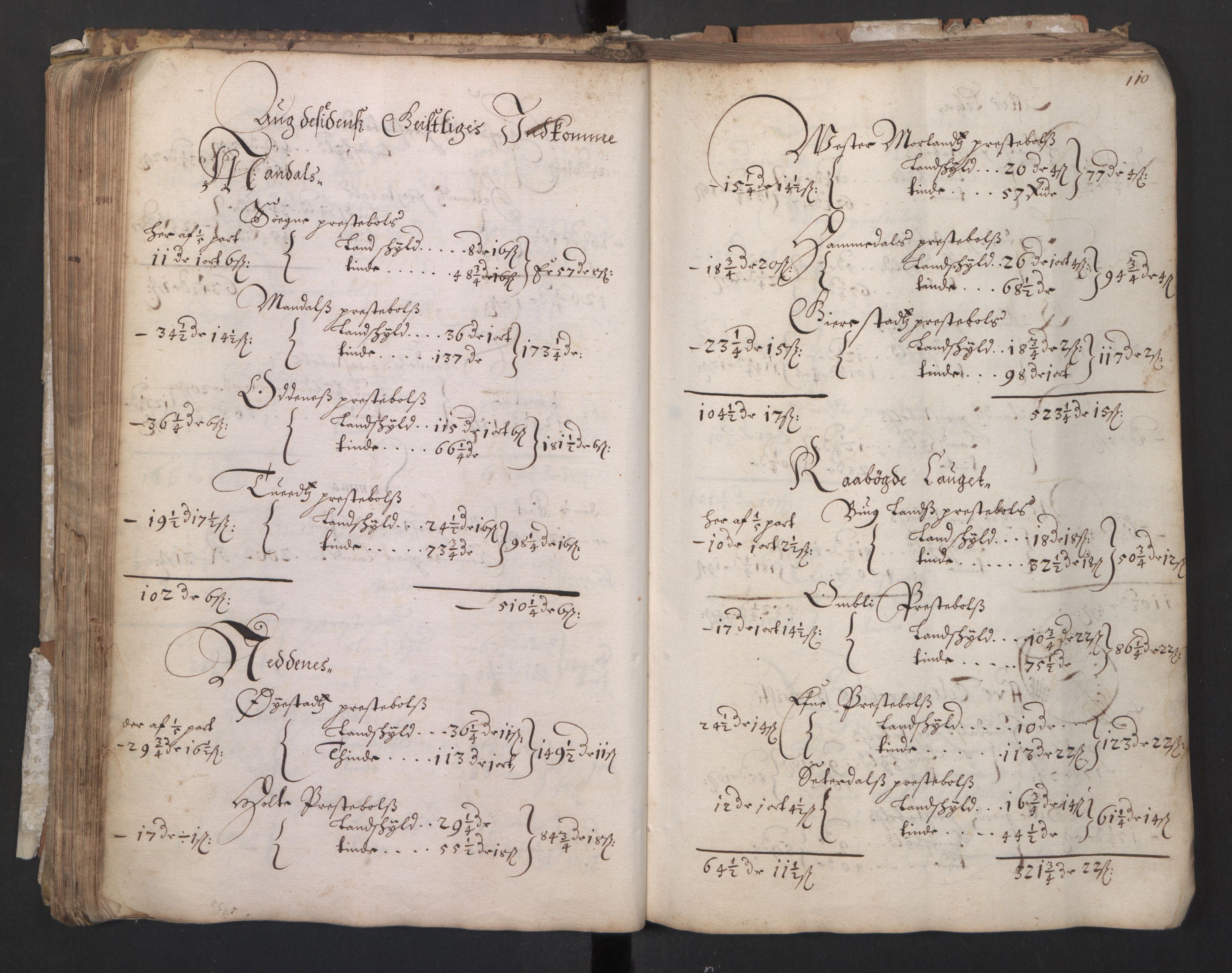 Rentekammeret inntil 1814, Realistisk ordnet avdeling, AV/RA-EA-4070/L/L0031/0002: Landkommisjonens ekstrakter: / Likelydende protokoll (kopi eller konsept?) merket Nr. 1. 1682., 1682, p. 109b-110a