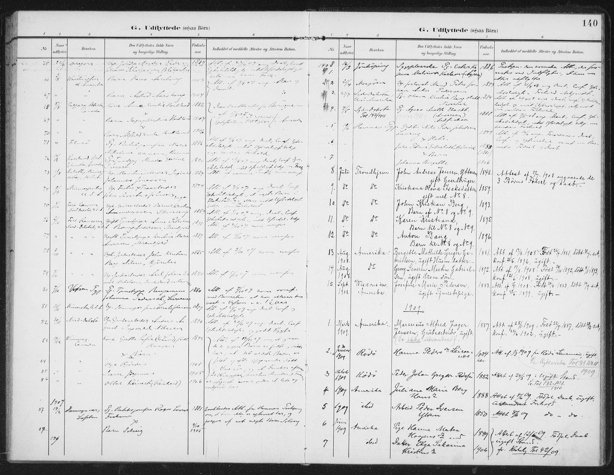 Ministerialprotokoller, klokkerbøker og fødselsregistre - Nordland, SAT/A-1459/827/L0403: Parish register (official) no. 827A15, 1903-1912, p. 140