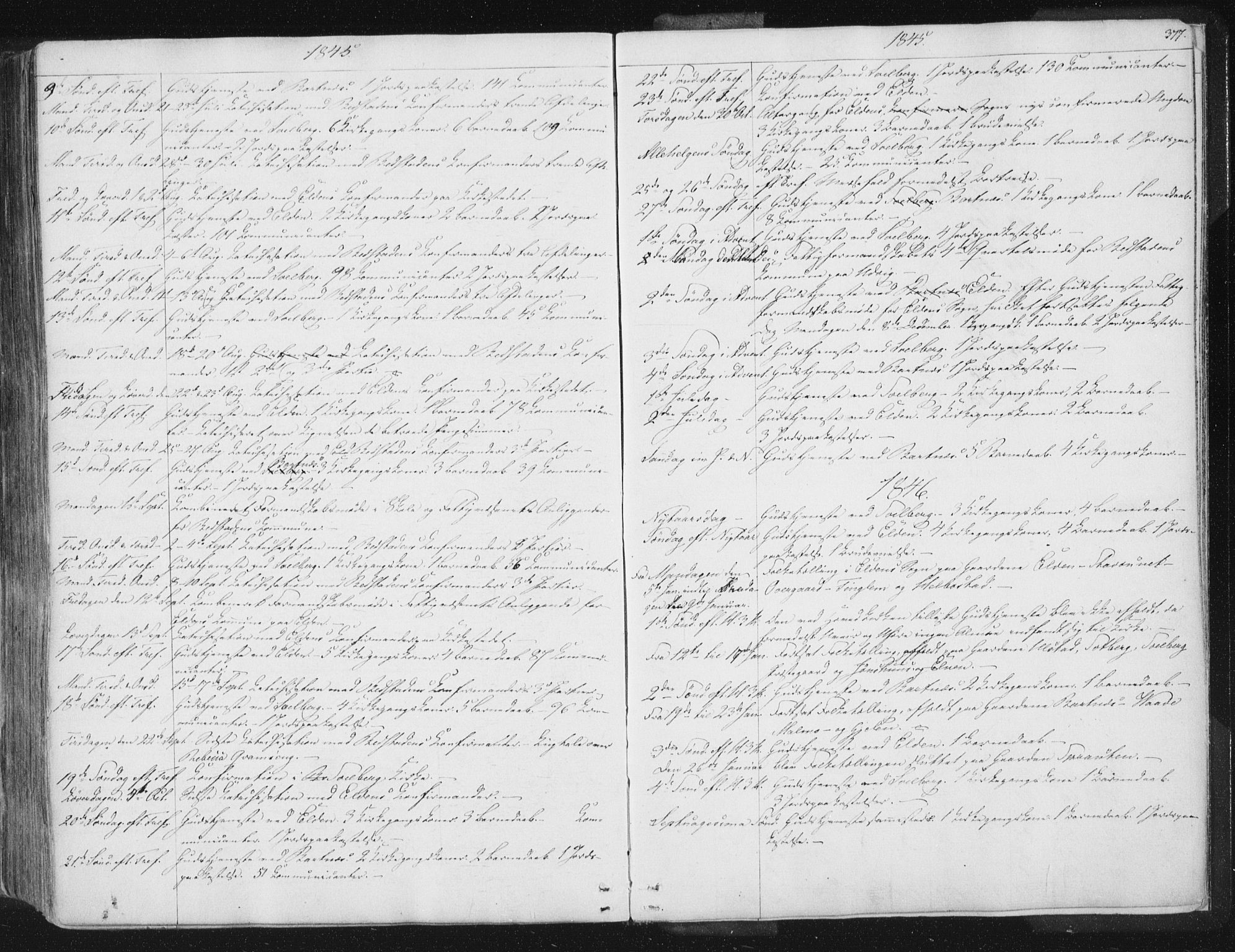 Ministerialprotokoller, klokkerbøker og fødselsregistre - Nord-Trøndelag, SAT/A-1458/741/L0392: Parish register (official) no. 741A06, 1836-1848, p. 377
