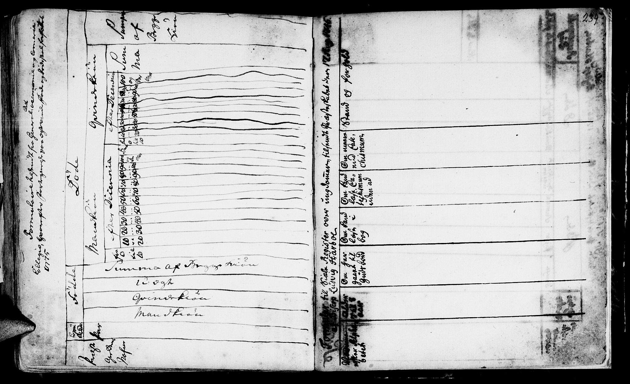 Ministerialprotokoller, klokkerbøker og fødselsregistre - Sør-Trøndelag, AV/SAT-A-1456/646/L0604: Parish register (official) no. 646A02, 1735-1750, p. 238-239