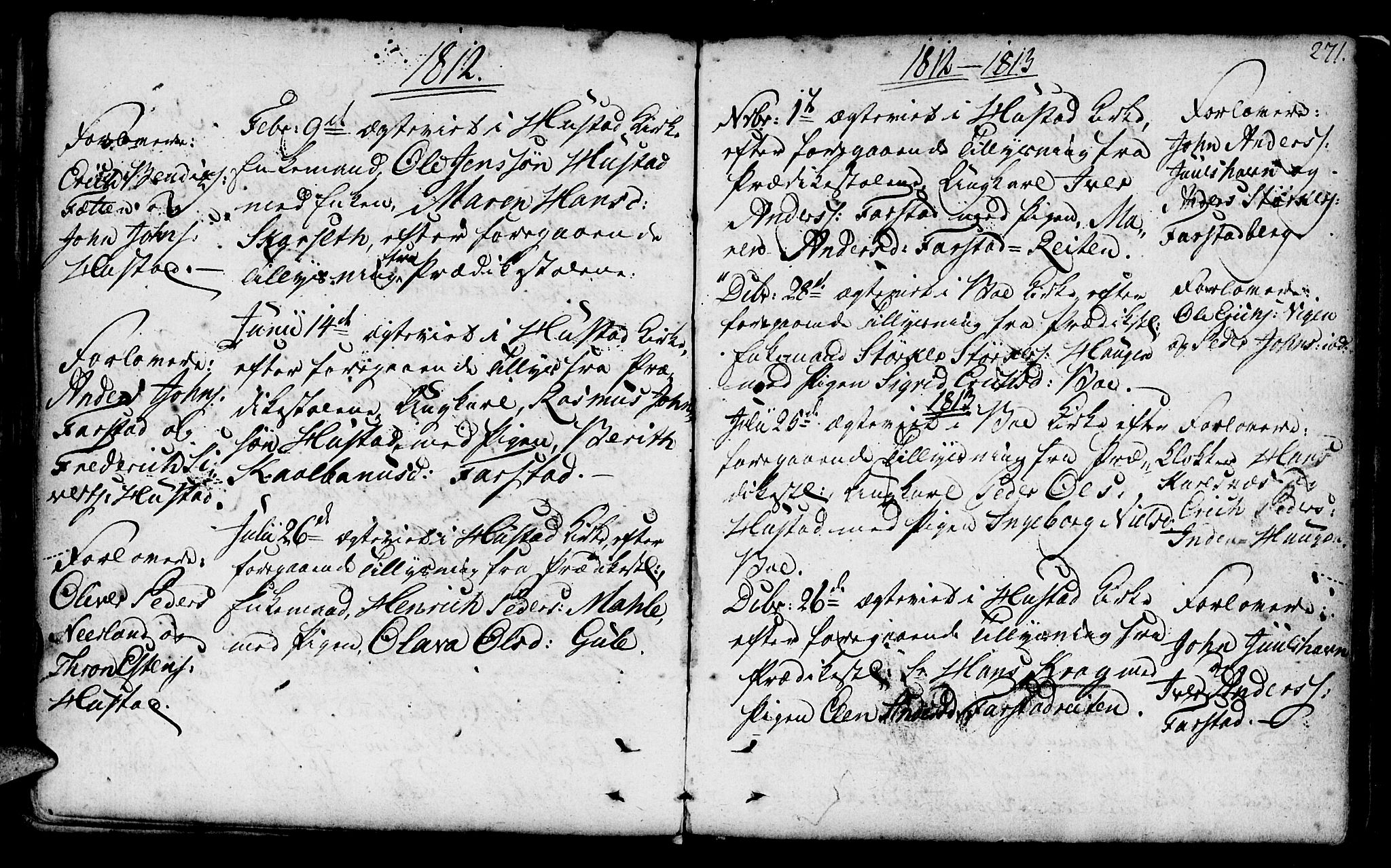 Ministerialprotokoller, klokkerbøker og fødselsregistre - Møre og Romsdal, SAT/A-1454/566/L0761: Parish register (official) no. 566A02 /1, 1767-1817, p. 271