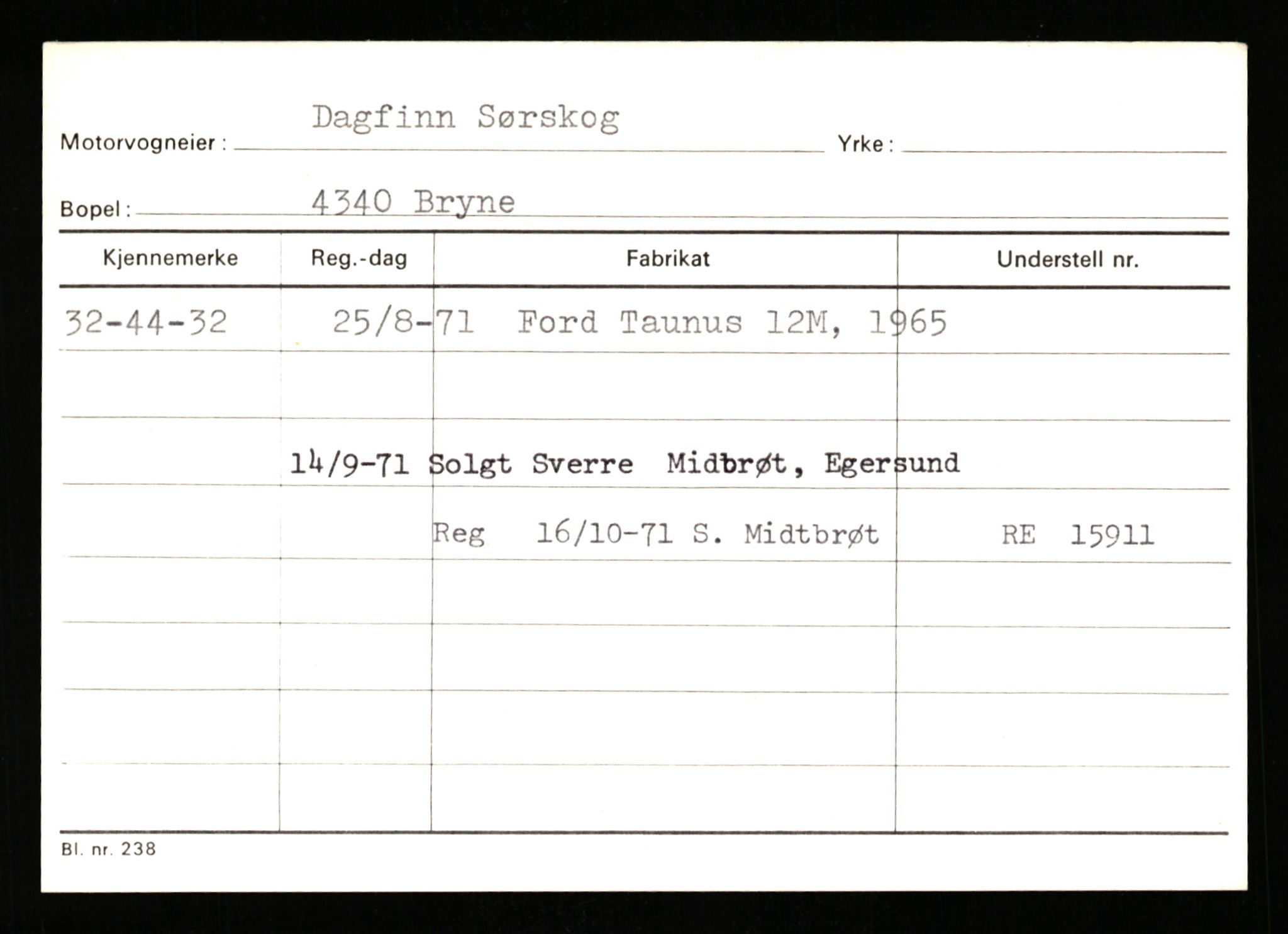 Stavanger trafikkstasjon, AV/SAST-A-101942/0/G/L0011: Registreringsnummer: 240000 - 363477, 1930-1971, p. 2237