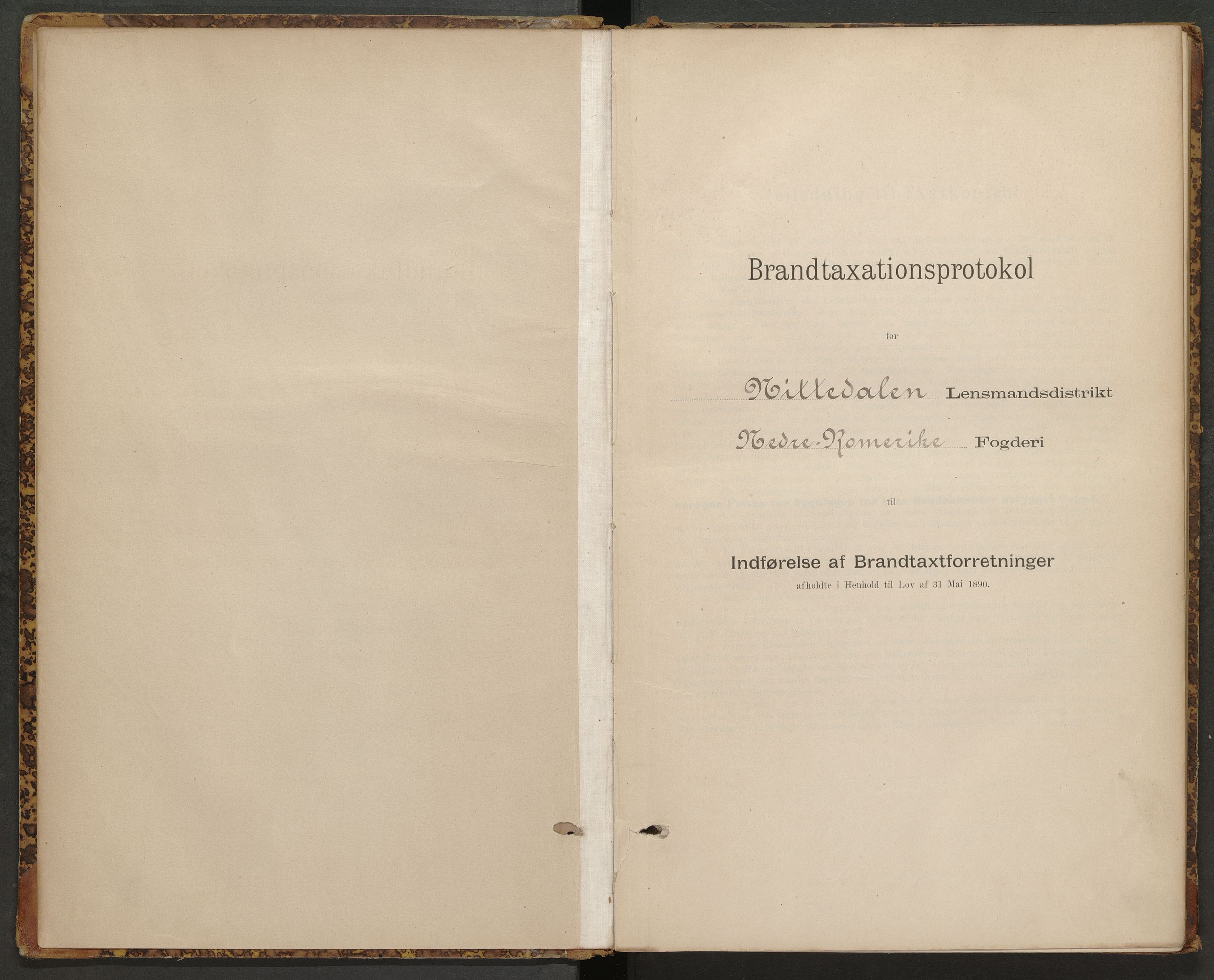 Norges brannkasse, branntakster Nittedal, AV/SAO-A-11394/F/Fa/L0003: Branntakstprotokoll, 1894-1917