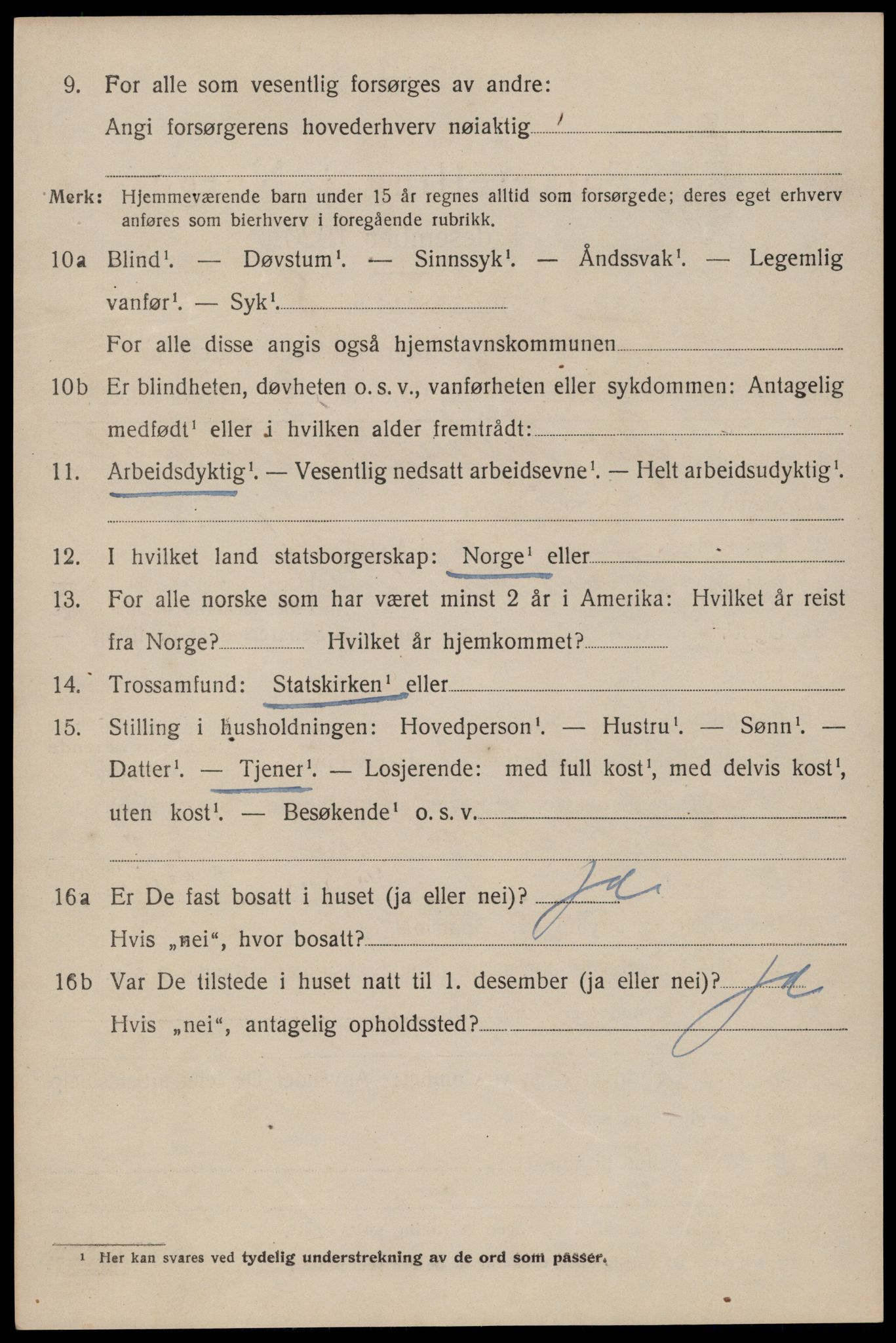 SAKO, 1920 census for Tinn, 1920, p. 4479