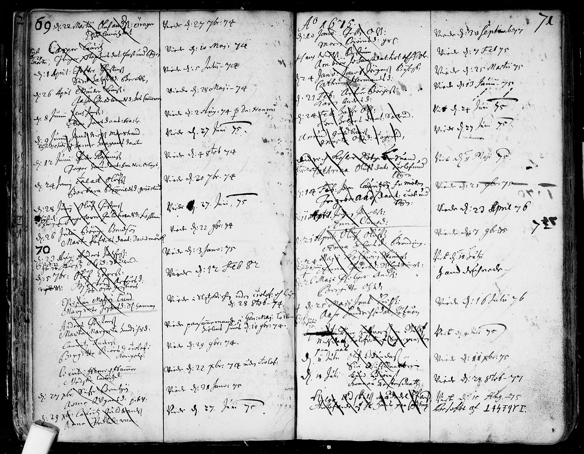 Aker prestekontor kirkebøker, AV/SAO-A-10861/F/L0001: Parish register (official) no. 1, 1656-1688