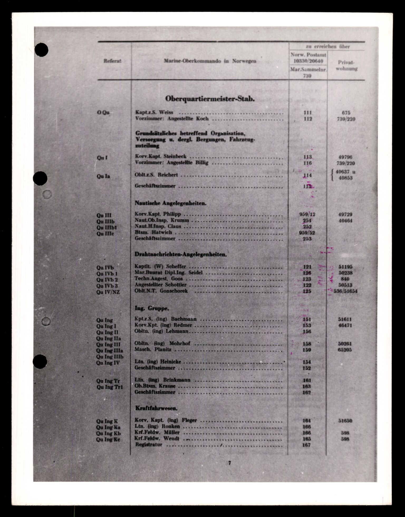 Forsvarets Overkommando. 2 kontor. Arkiv 11.4. Spredte tyske arkivsaker, AV/RA-RAFA-7031/D/Dar/Darb/L0014: Reichskommissariat., 1942-1944, p. 119