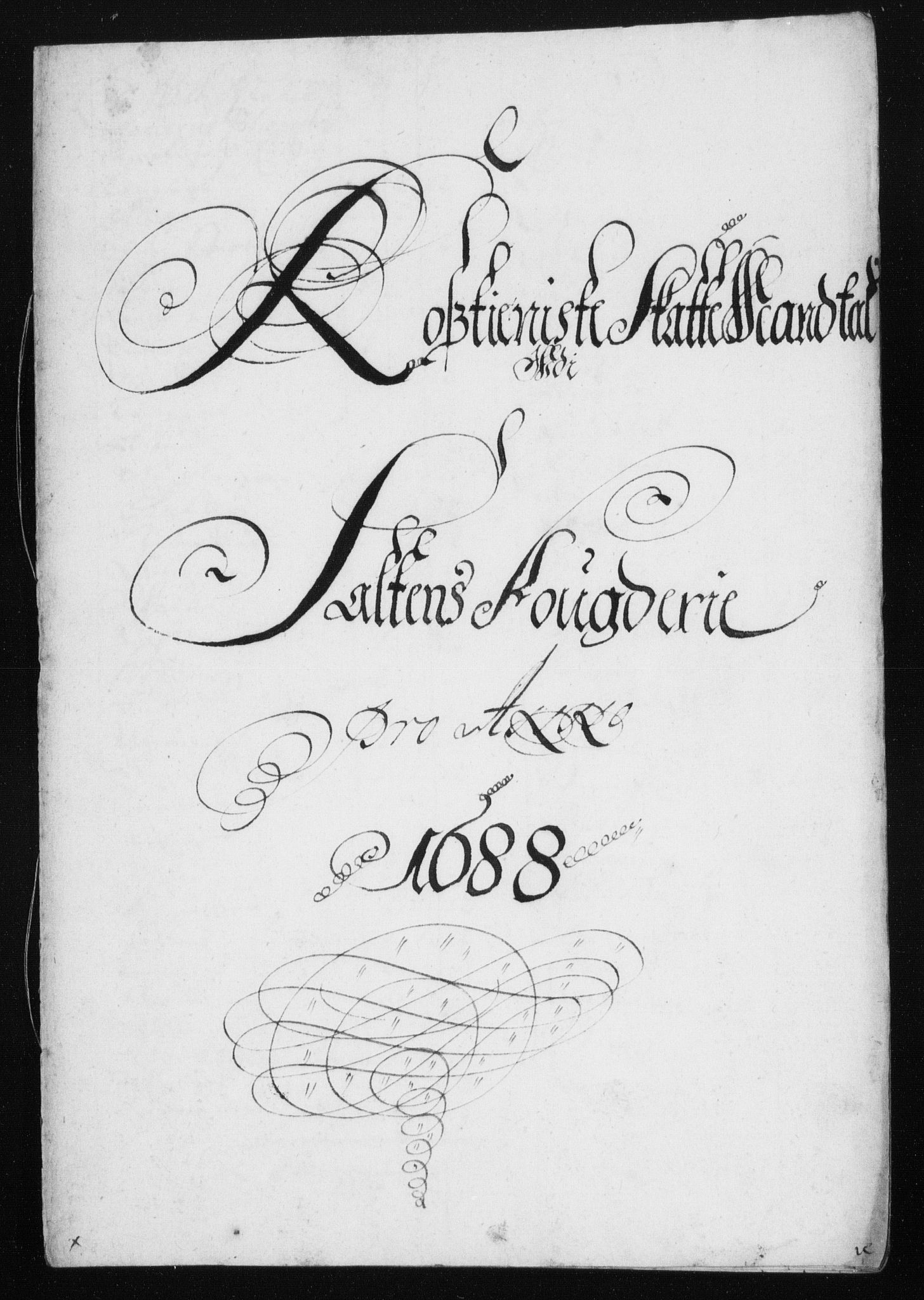 Rentekammeret inntil 1814, Reviderte regnskaper, Stiftamtstueregnskaper, Trondheim stiftamt og Nordland amt, AV/RA-EA-6044/R/Rh/L0011: Nordland amt, 1688