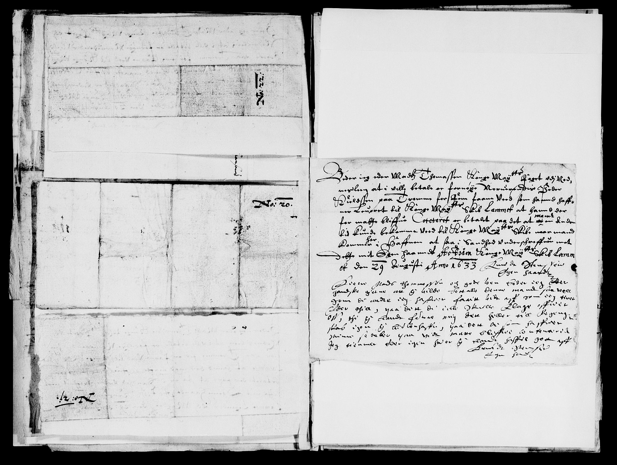 Rentekammeret inntil 1814, Reviderte regnskaper, Lensregnskaper, AV/RA-EA-5023/R/Rb/Rbq/L0022: Nedenes len. Mandals len. Råbyggelag., 1632-1634