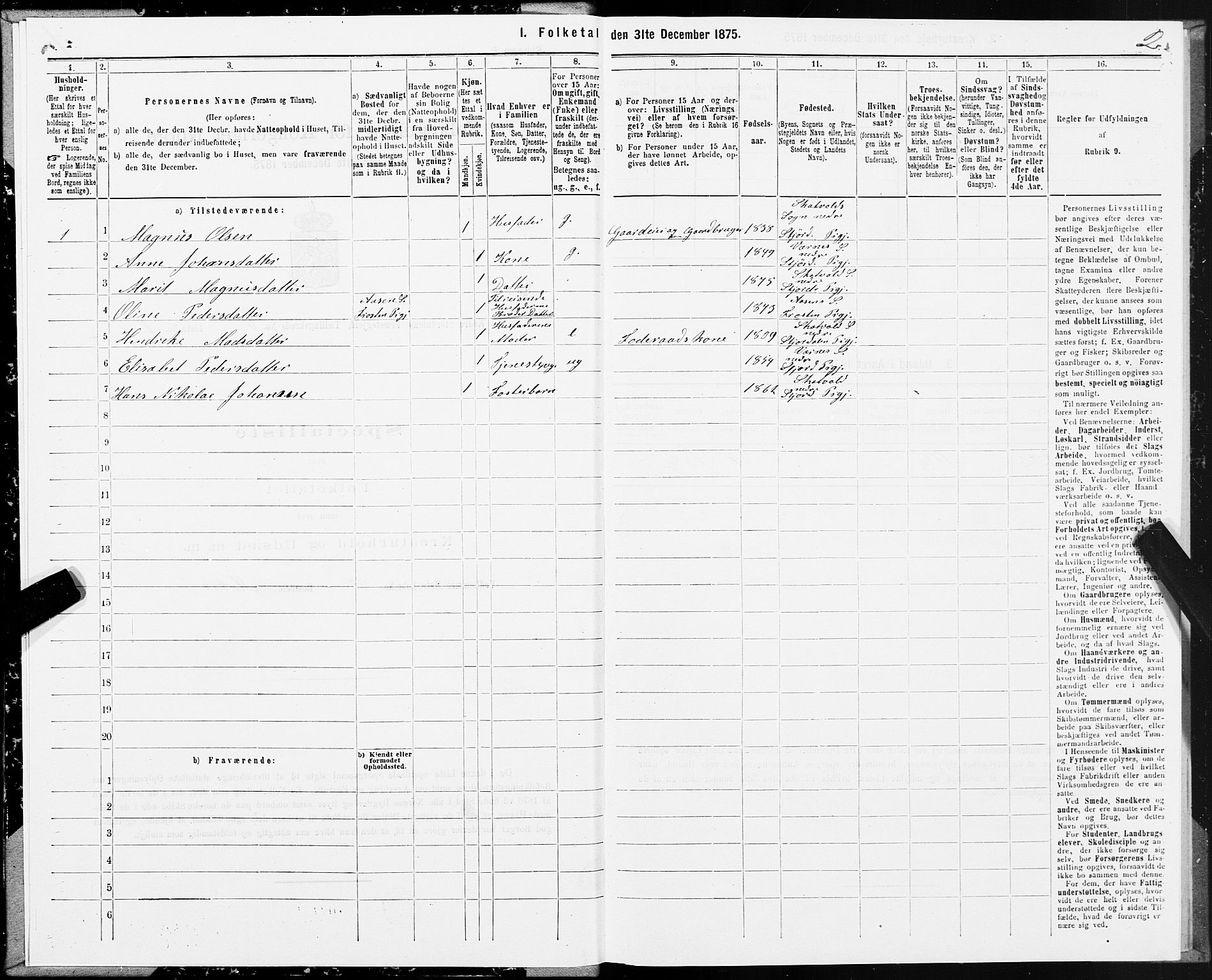 SAT, 1875 census for 1714P Nedre Stjørdal, 1875, p. 3002