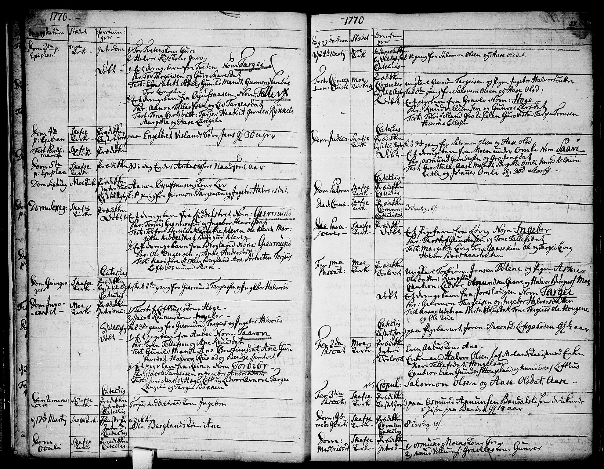 Mo kirkebøker, AV/SAKO-A-286/F/Fa/L0002: Parish register (official) no. I 2, 1766-1799, p. 26-27