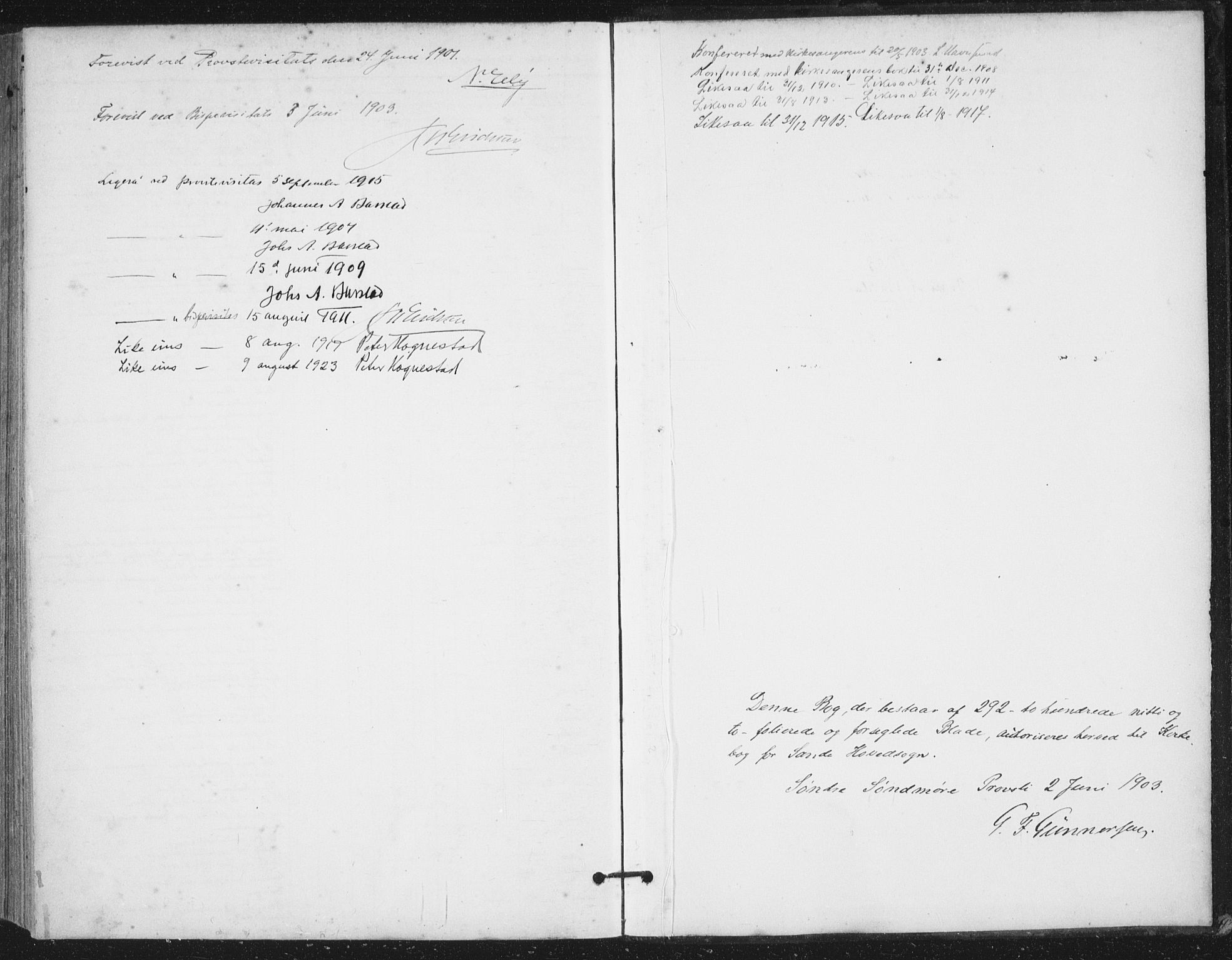 Ministerialprotokoller, klokkerbøker og fødselsregistre - Møre og Romsdal, SAT/A-1454/503/L0038: Parish register (official) no. 503A06, 1901-1917