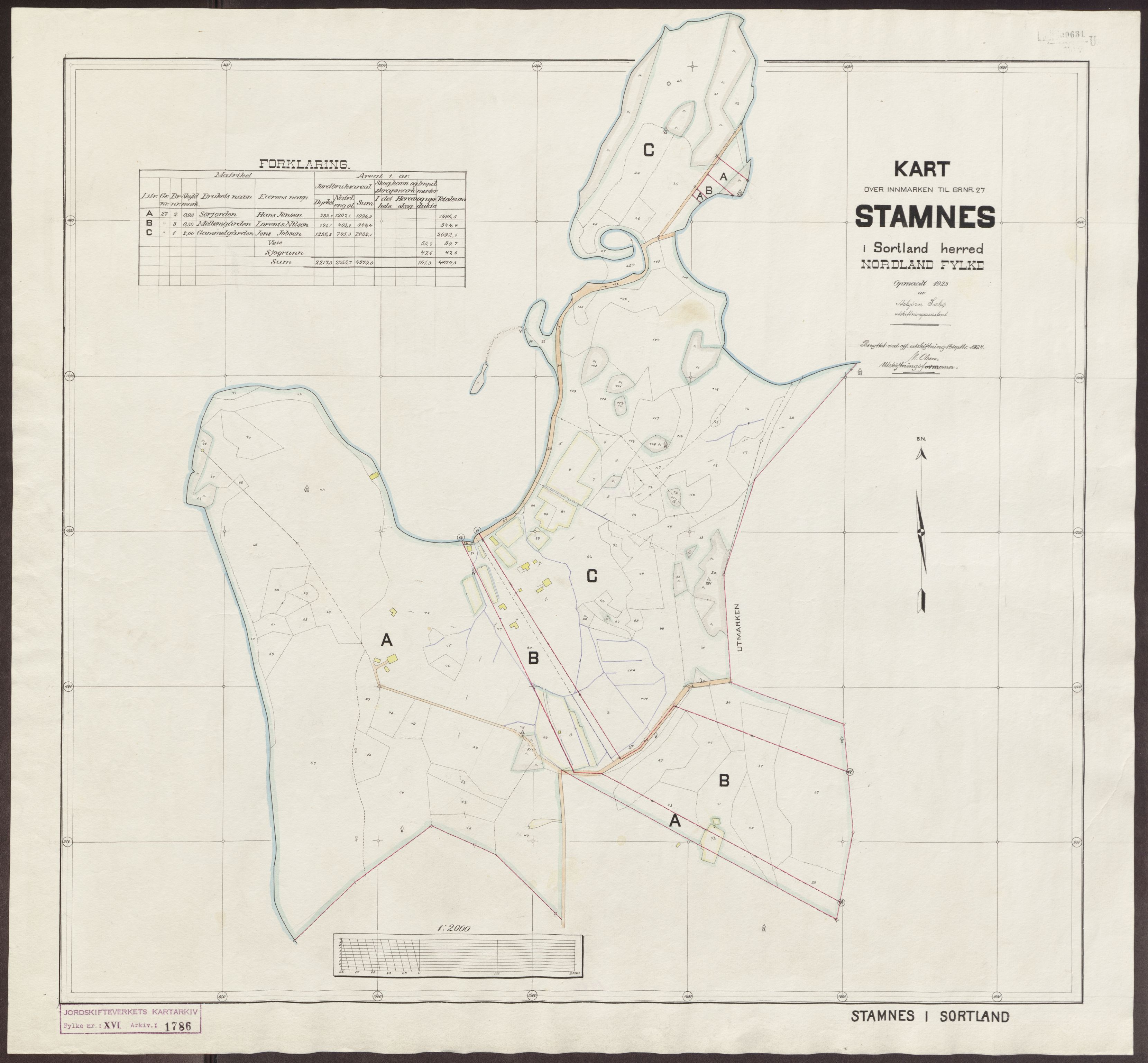 Jordskifteverkets kartarkiv, AV/RA-S-3929/T, 1859-1988, p. 2147