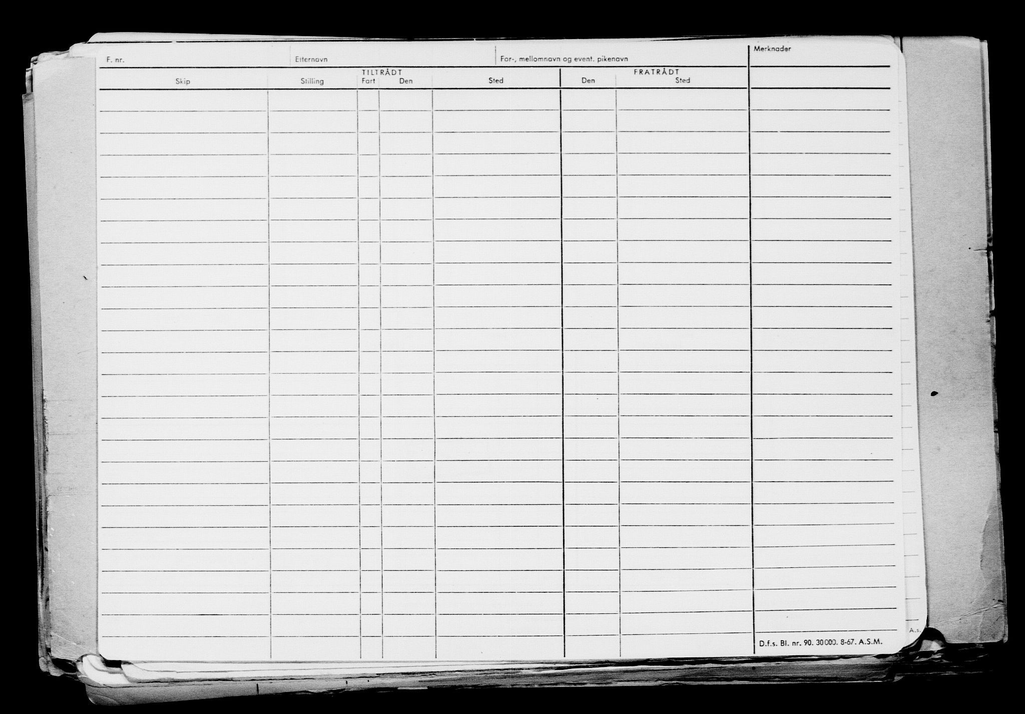 Direktoratet for sjømenn, RA/S-3545/G/Gb/L0134: Hovedkort, 1915, p. 19