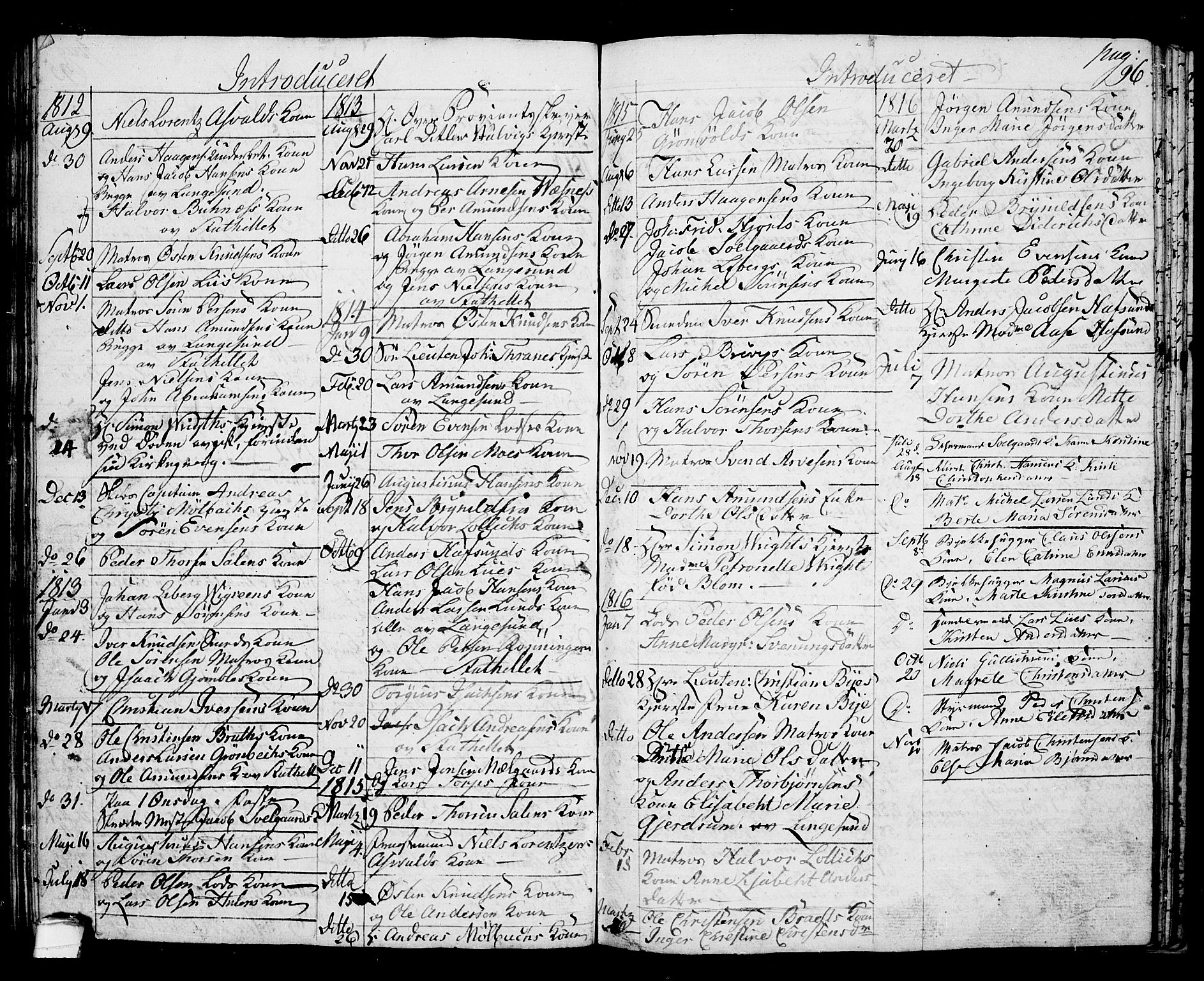 Langesund kirkebøker, SAKO/A-280/G/Ga/L0002: Parish register (copy) no. 2, 1801-1815, p. 96