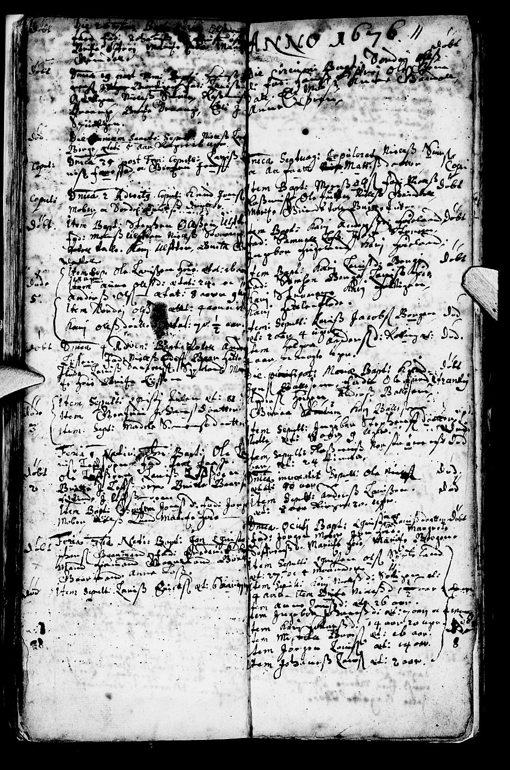 Os sokneprestembete, SAB/A-99929: Parish register (official) no. A 1, 1669-1722, p. 11
