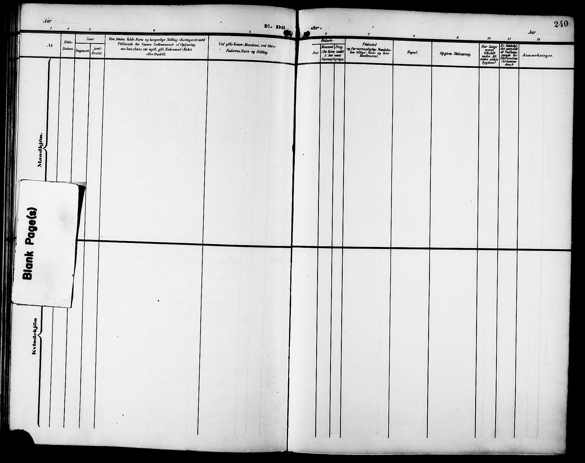 Ministerialprotokoller, klokkerbøker og fødselsregistre - Møre og Romsdal, AV/SAT-A-1454/523/L0341: Parish register (copy) no. 523C04, 1903-1916, p. 240