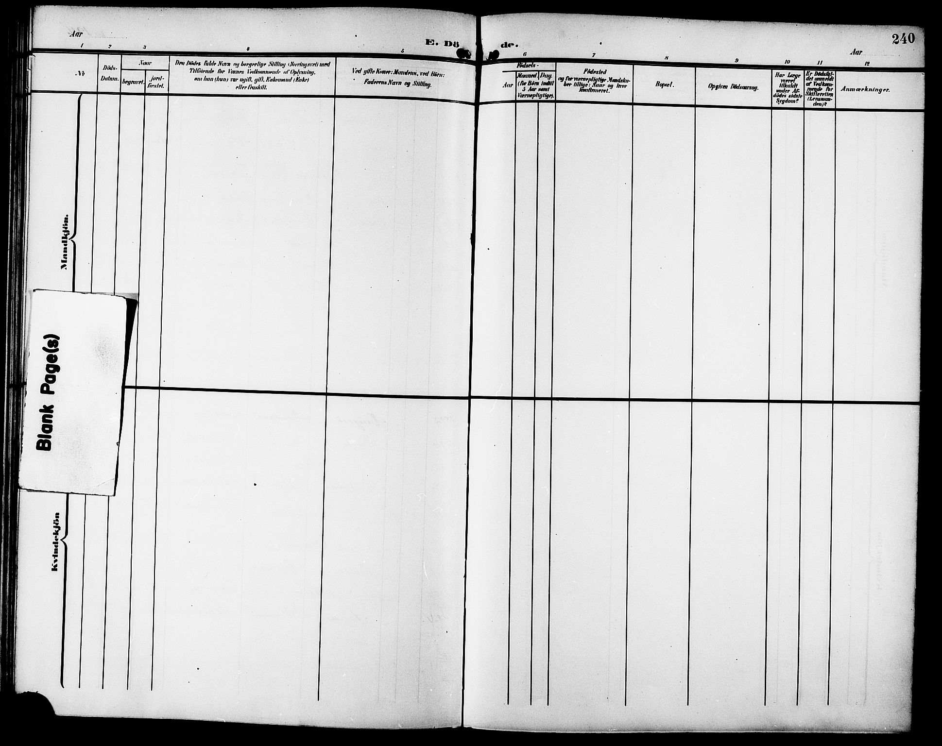 Ministerialprotokoller, klokkerbøker og fødselsregistre - Møre og Romsdal, AV/SAT-A-1454/523/L0341: Parish register (copy) no. 523C04, 1903-1916, p. 240